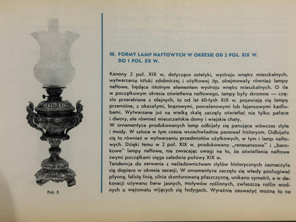 Lampy naftowe ze zbiorów Muzeum Okręgowego w Koninie [mały nakład]