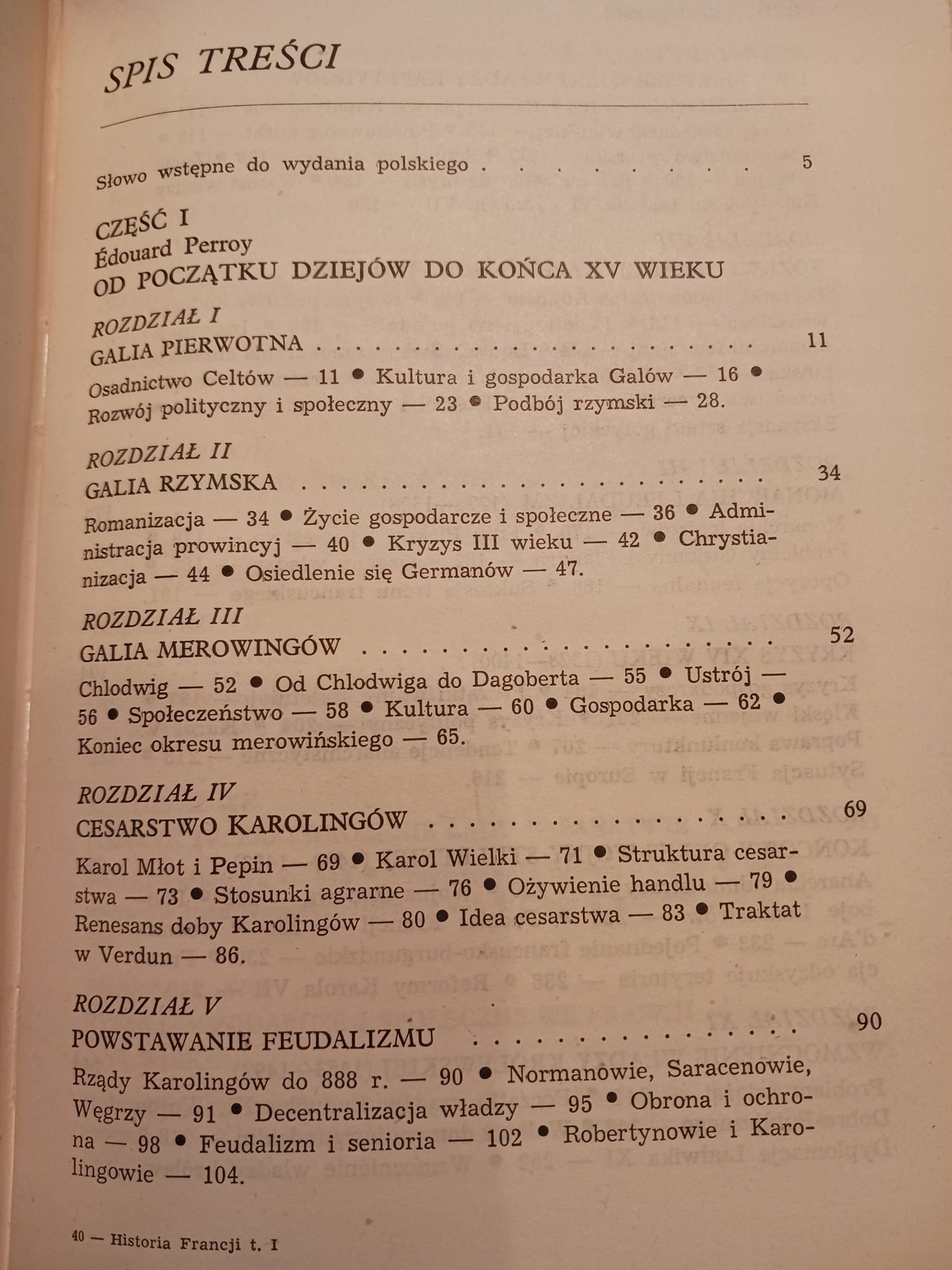 Historia Francji Tom I Edouard Perroy, Roger Doucet, Andre Latreille