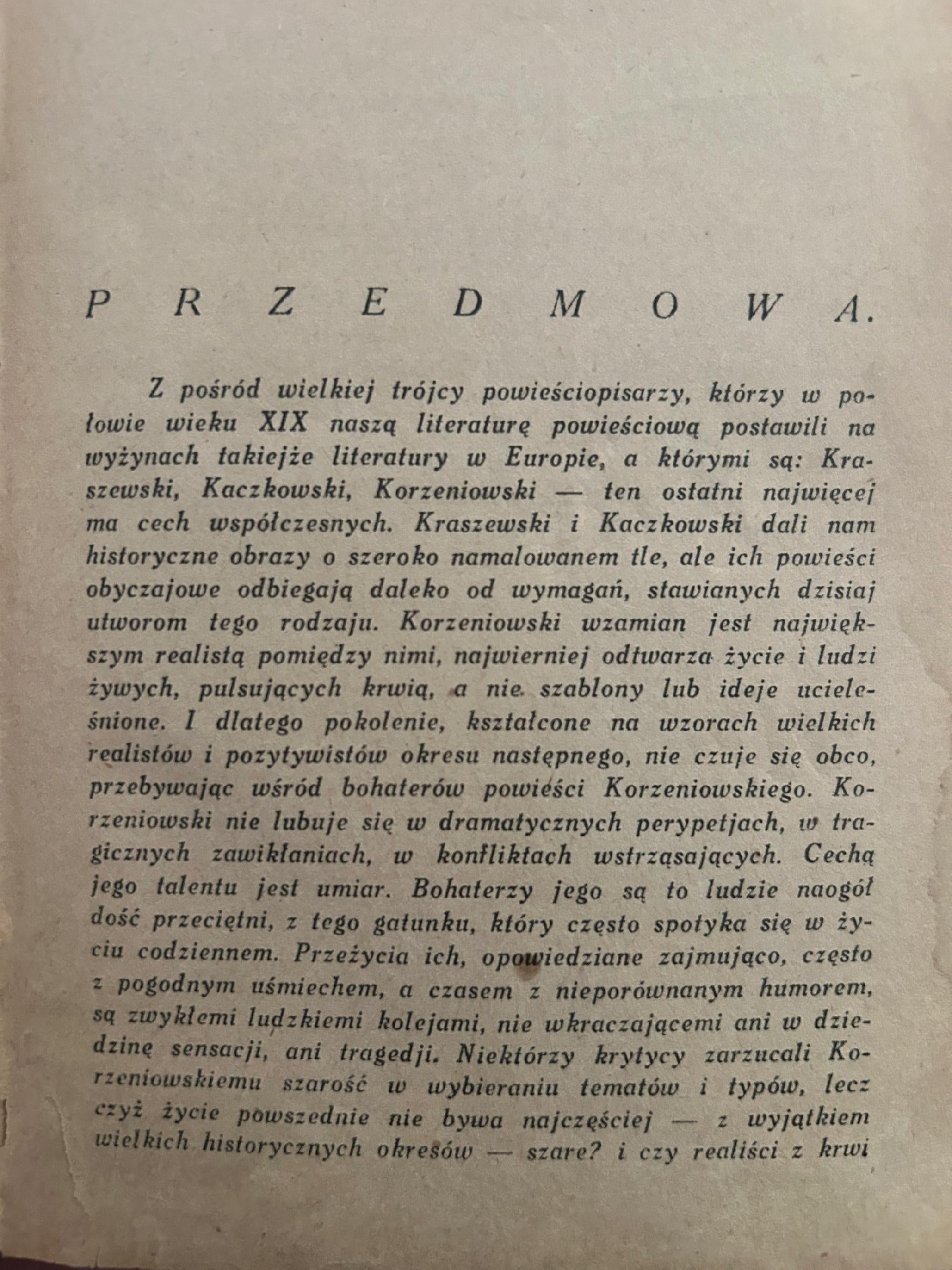 Pojedynek - Józef Korzeniowski [1926 r.]