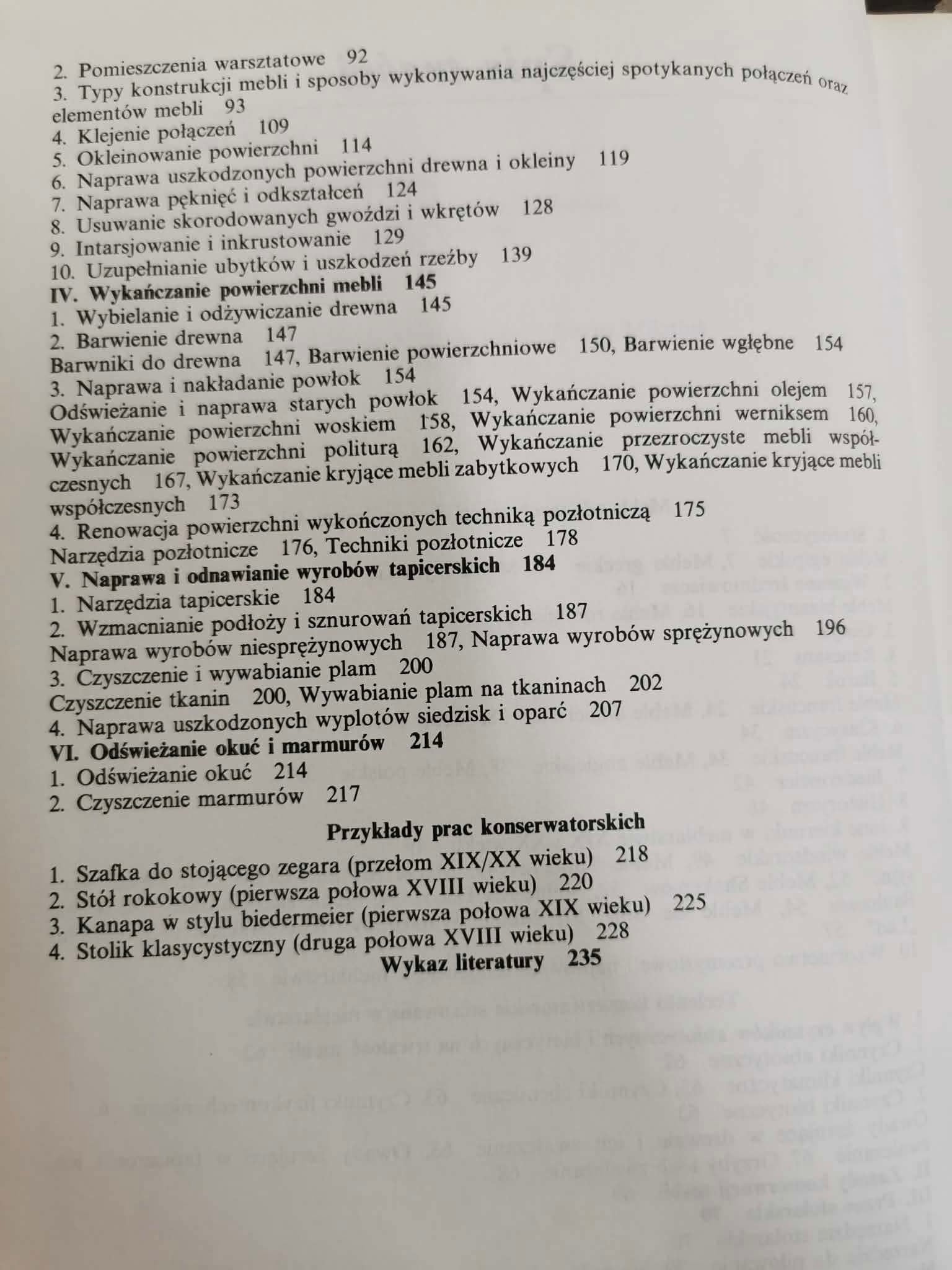 Meble. Naprawa i odnawianie, Irena Swaczyna