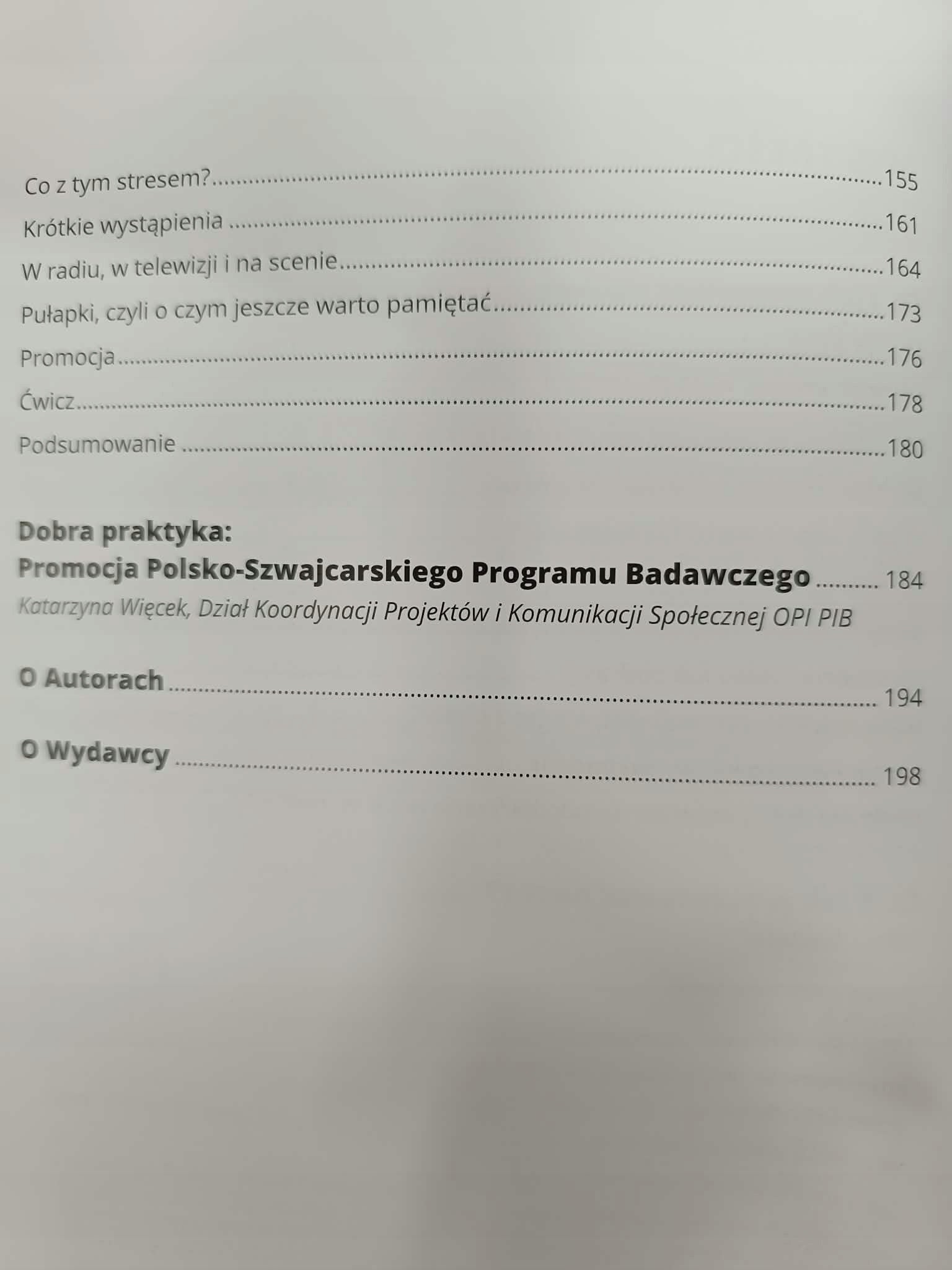 Sztuka promocji nauki praktyczny poradnik dla naukowców, Osica, Niedzicki