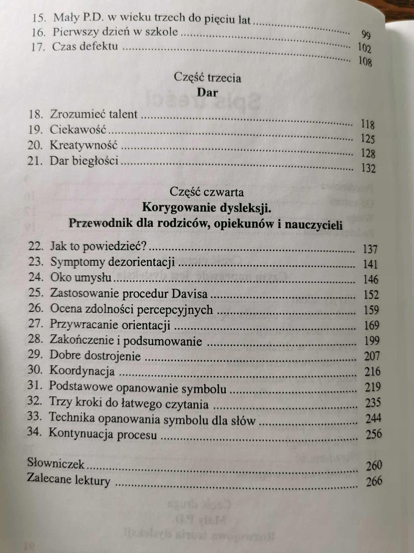Dar dysleksji, R.D. Davis, E.M. Braun
