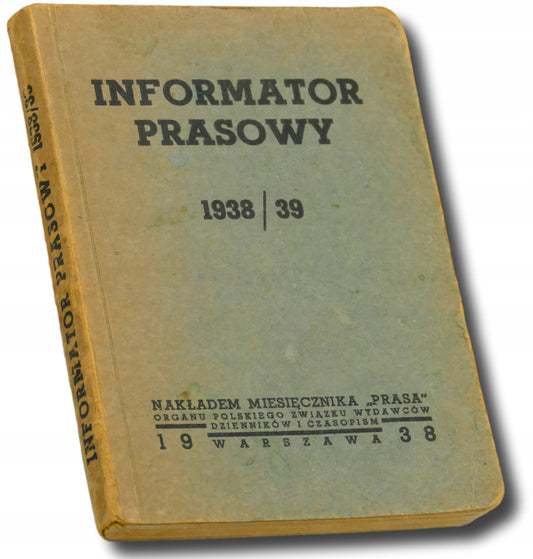 Informator Prasowy 1938/39