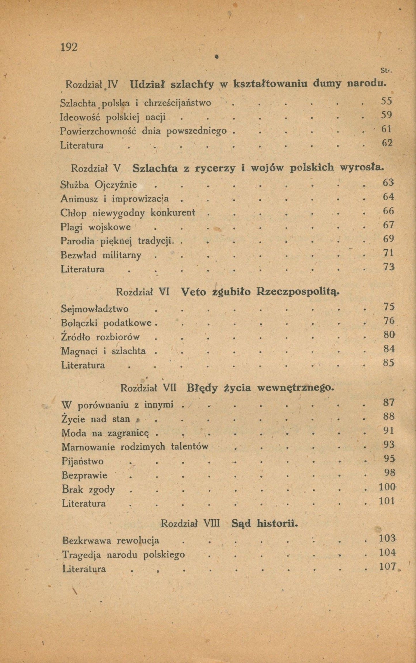 Szlachta i możnowładztwo w dawnej Polsce: szkic, Tobiasz M. [Kraków 1945]