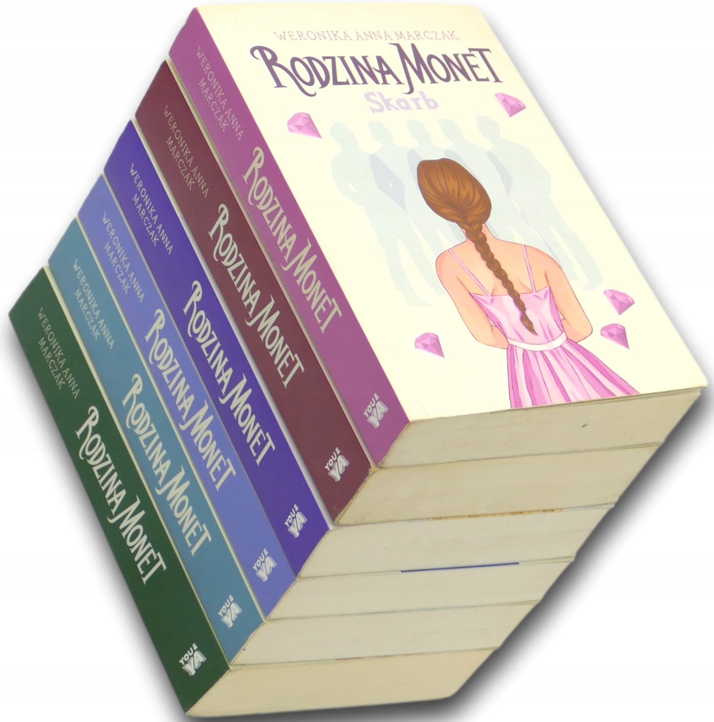 Weronika Marczak Rodzina Monet x6 Skarb, Królewna, Perełka, Diament cz. I