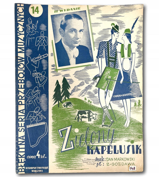Zielony kapelusik [okładka Z. Kosmowski][1942]