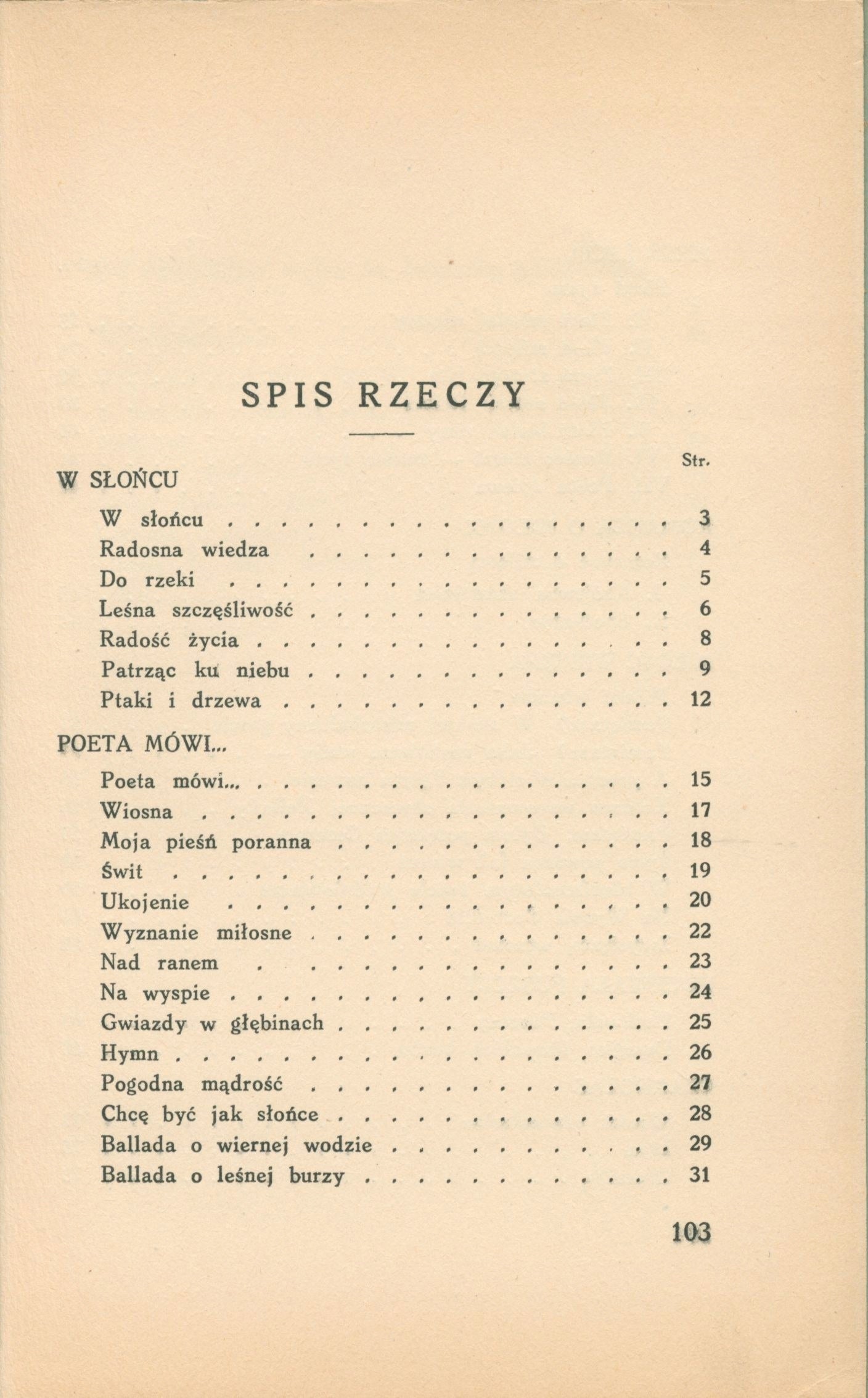 W słońcu: wybór poezyj (wydanie pośmiertne) Juljan Ejsmond