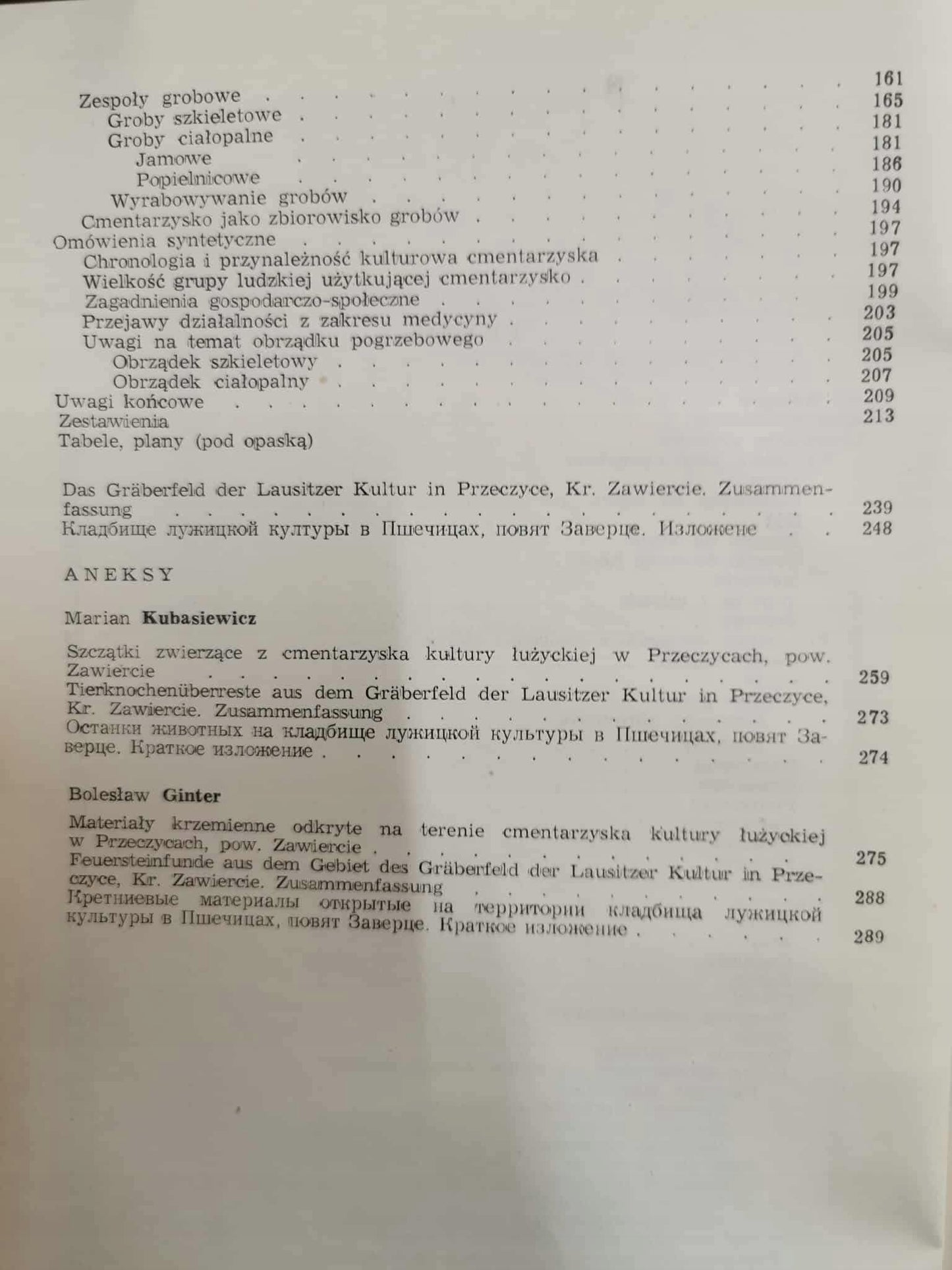 Cmentarzysko kultury łużyckiej w Przeczycach, Elżbieta Szydłowska