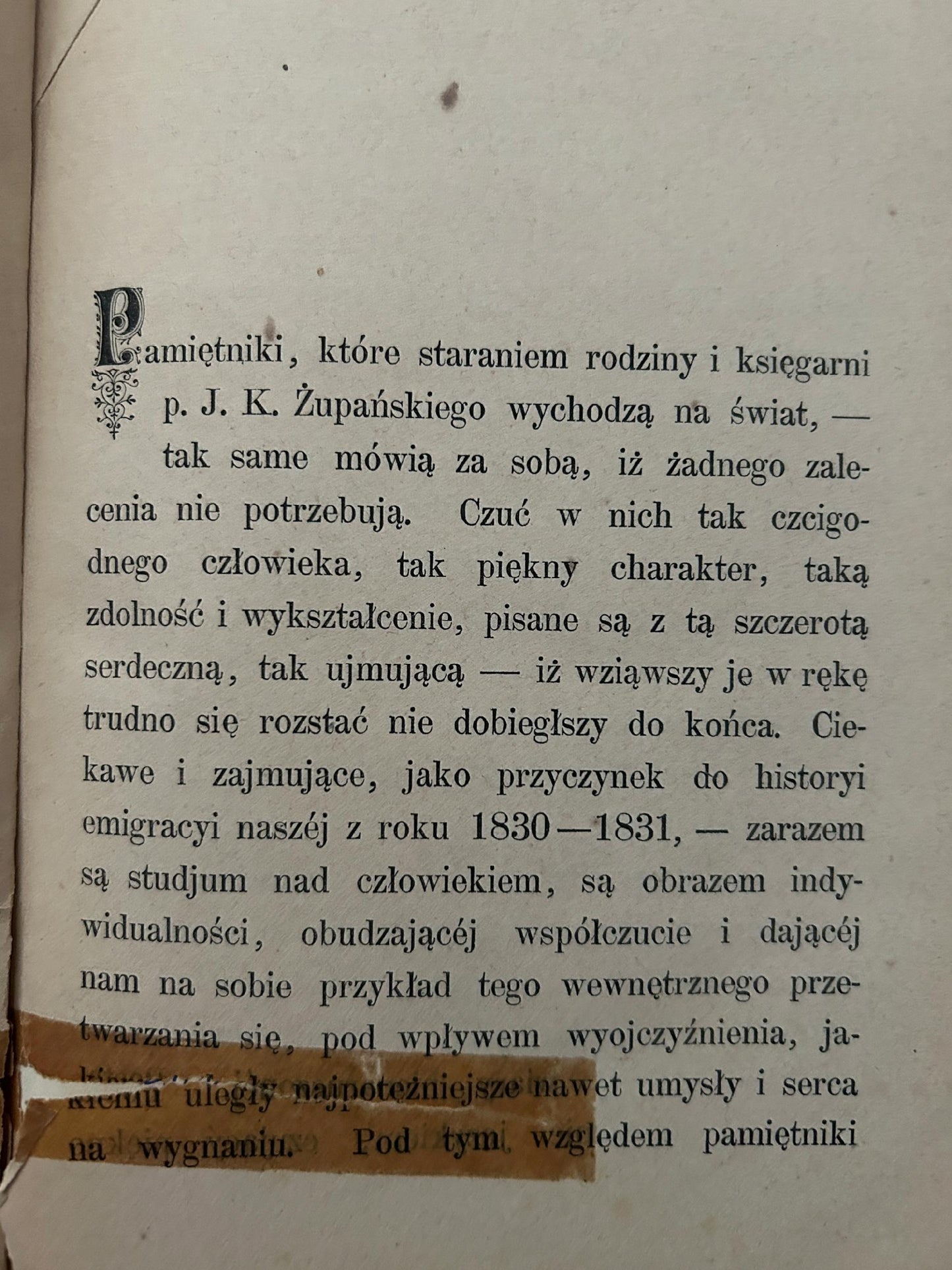 Wspomnienia z mojego życia Tom I-II - Michał Budzyński [1880 r.]
