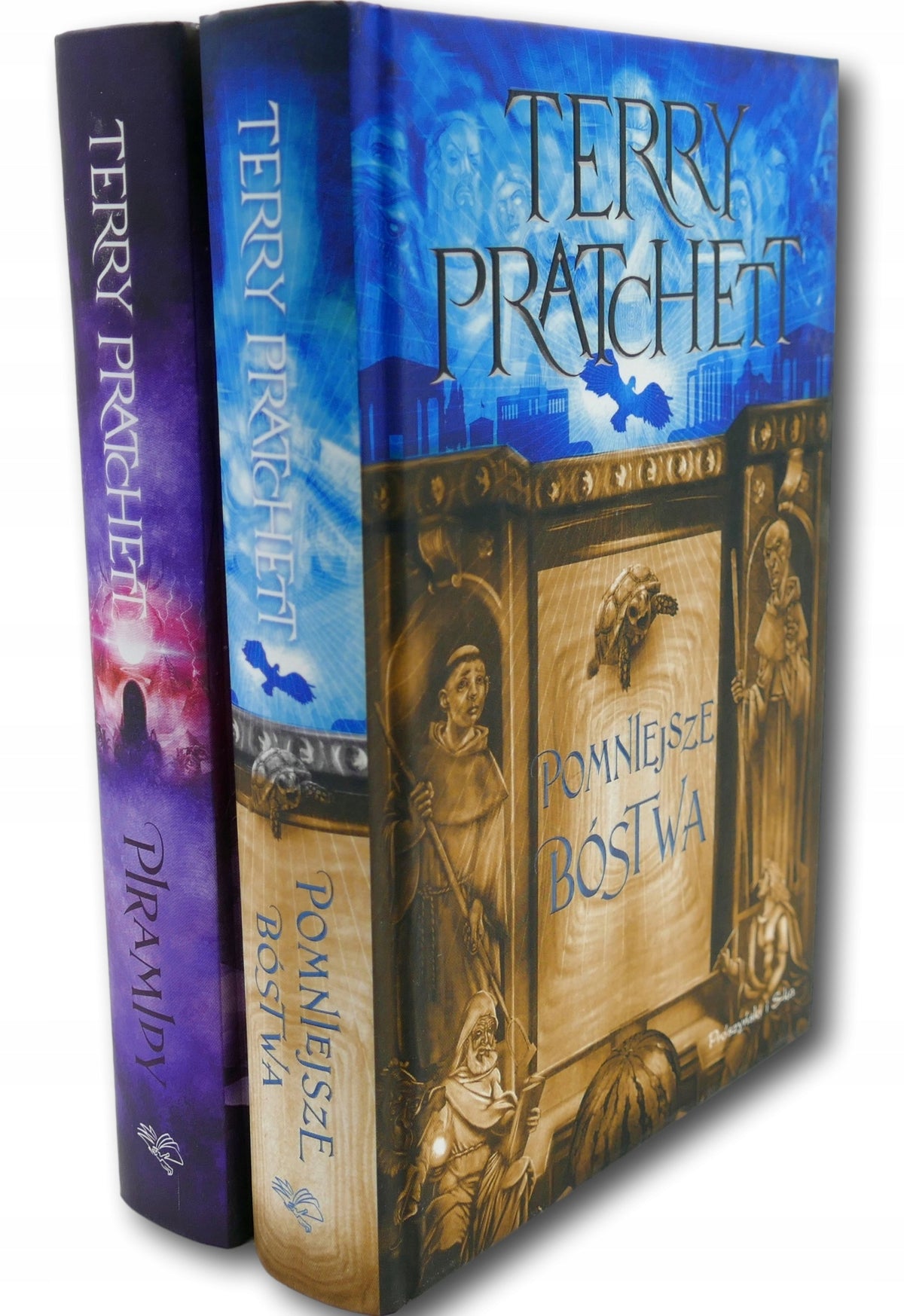 Terry Pratchett zestaw 2 książek Pomniejsze Bóstwa, Piramidy