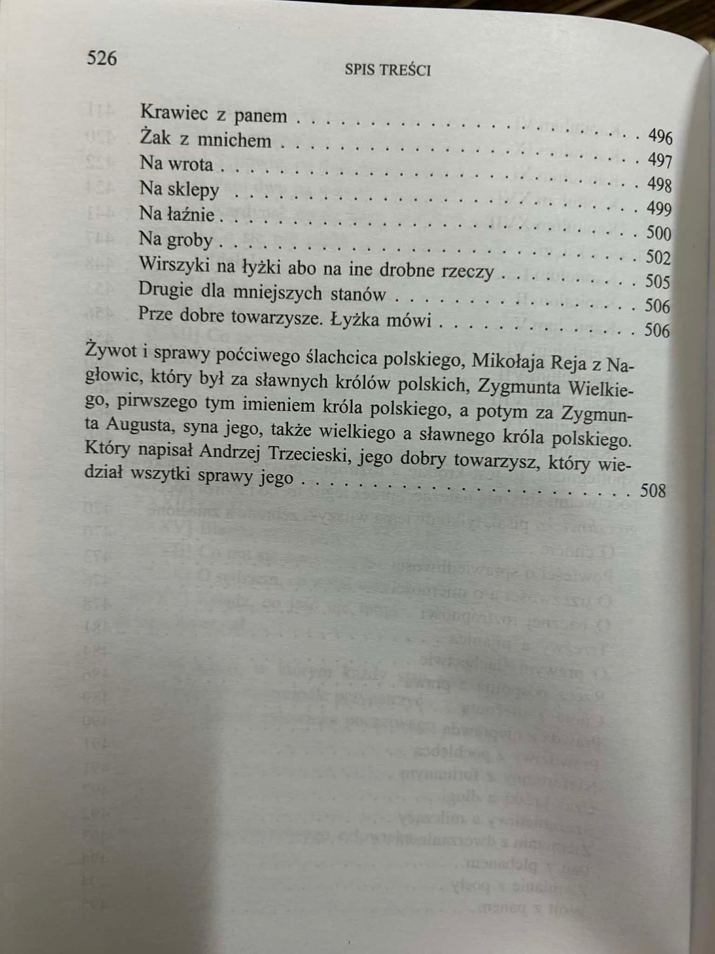 Wybór pism - Mikołaj Rej [Biblioteka Narodowa]