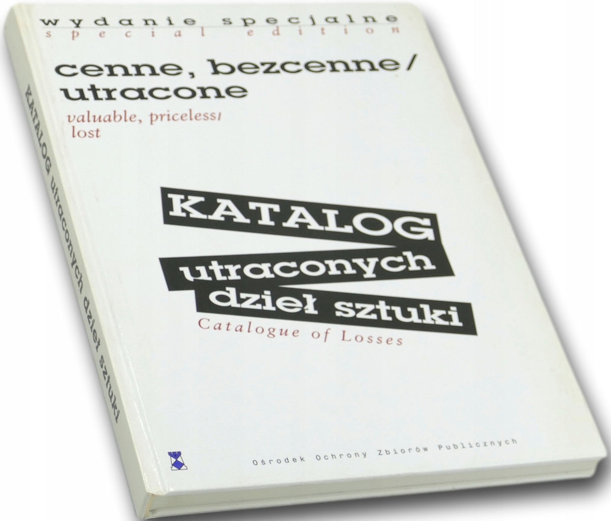 Wydanie specjalne cenne bezcenne/utracone Katlaog utraconych dzieł sztuki