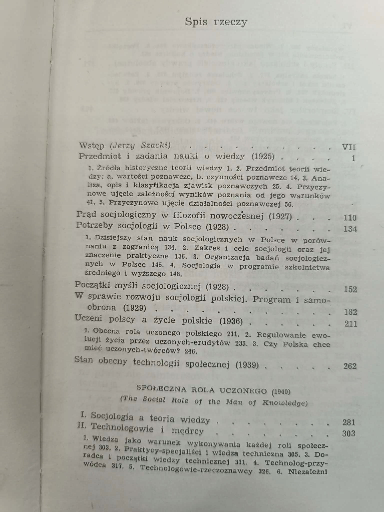 Florian Znaniecki x2 Współczesne Narody, Społeczne Role Uczonych