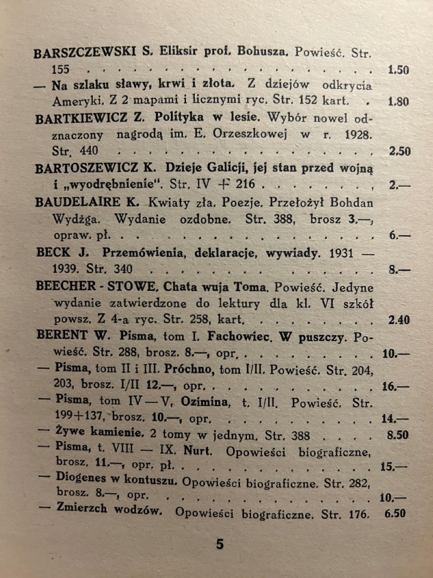 Katalog wydawnictw. Gebethner i Wolff [1939 r.]