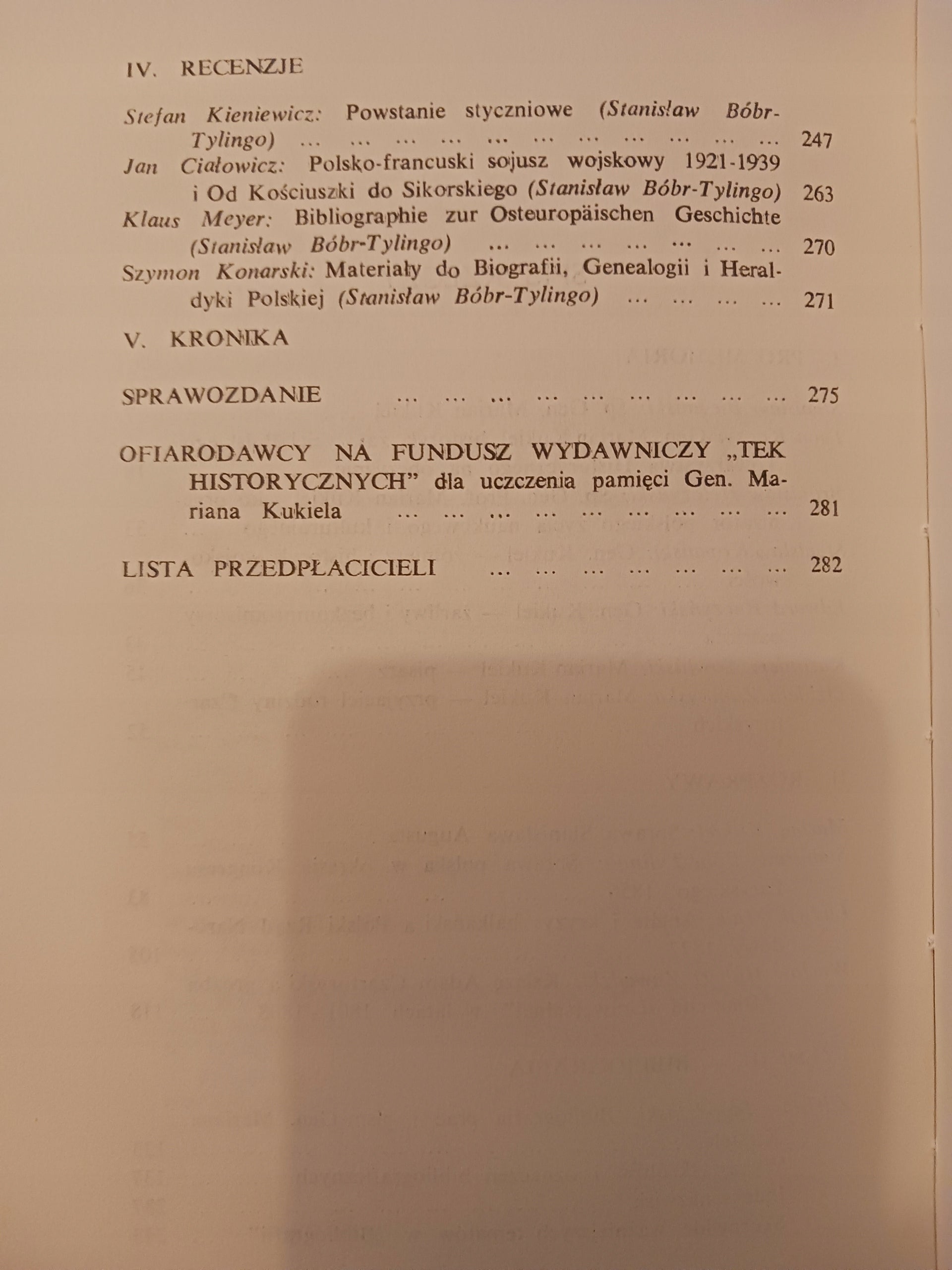 Teki historyczne tomy XIII, XV, XVII, XVIII, XXI Praca zbiorowa