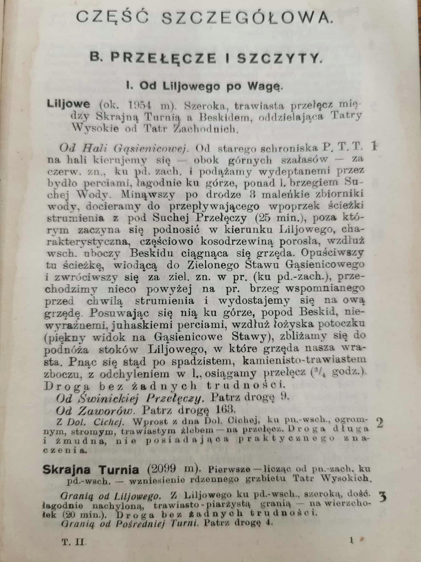 Tatry Wysokie II.Przełęcze i szczyty,J. Chmielowski M. Świerz [Kraków 1925]