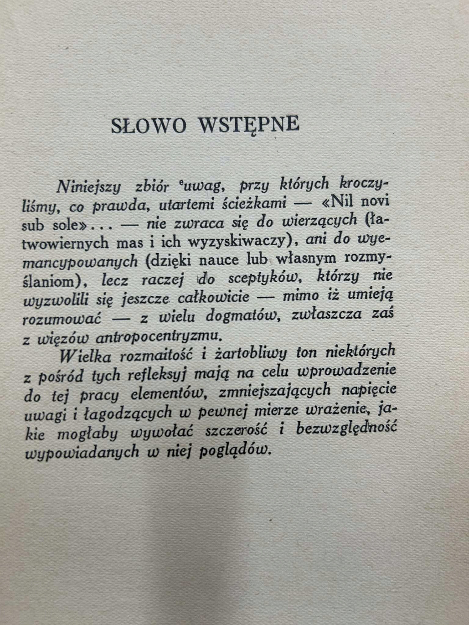 Rozważania mieszkańca Syrjusza (Rzeczy już powiedziane...) [1935 r.]