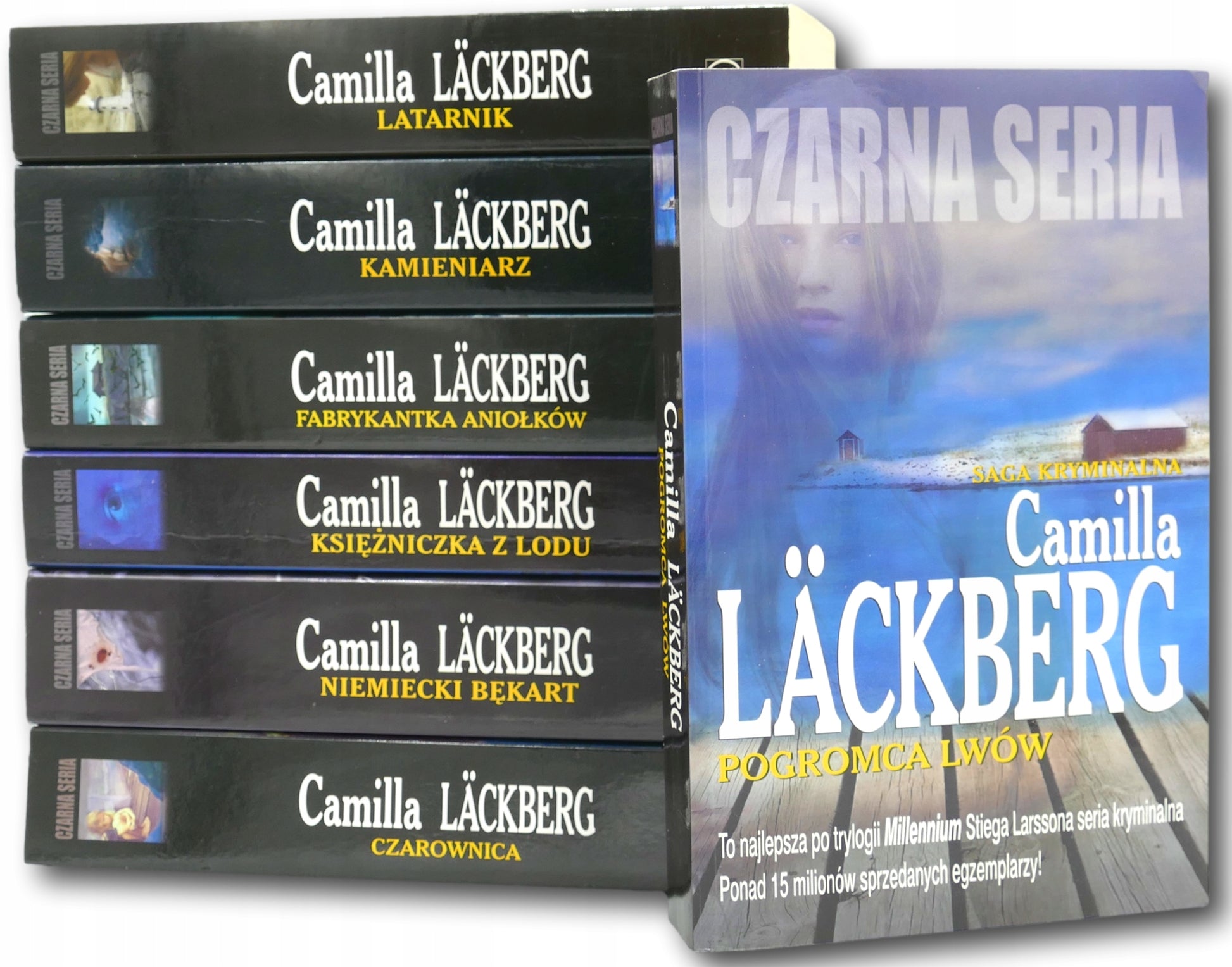 Camilla Lackberg x4 Fabrykantka aniołków, Księżniczka z lodu, Latarnik