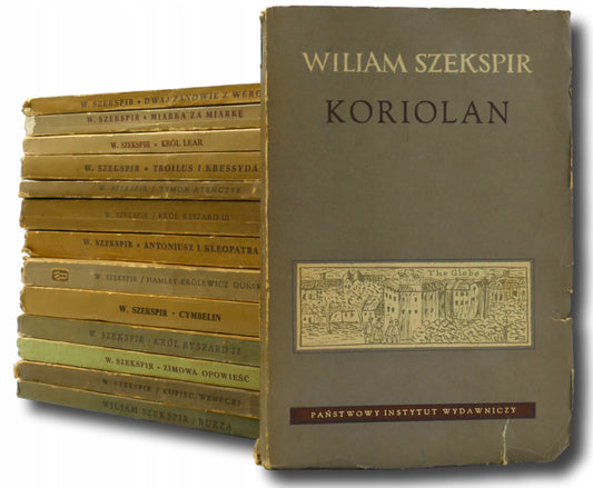 Zestaw 14-stu książek Williama Shakespeare'a