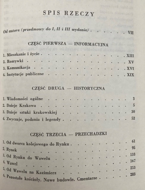 Kraków przewodnik dla zwiedzających miasto i jego okolice Karol Estreicher