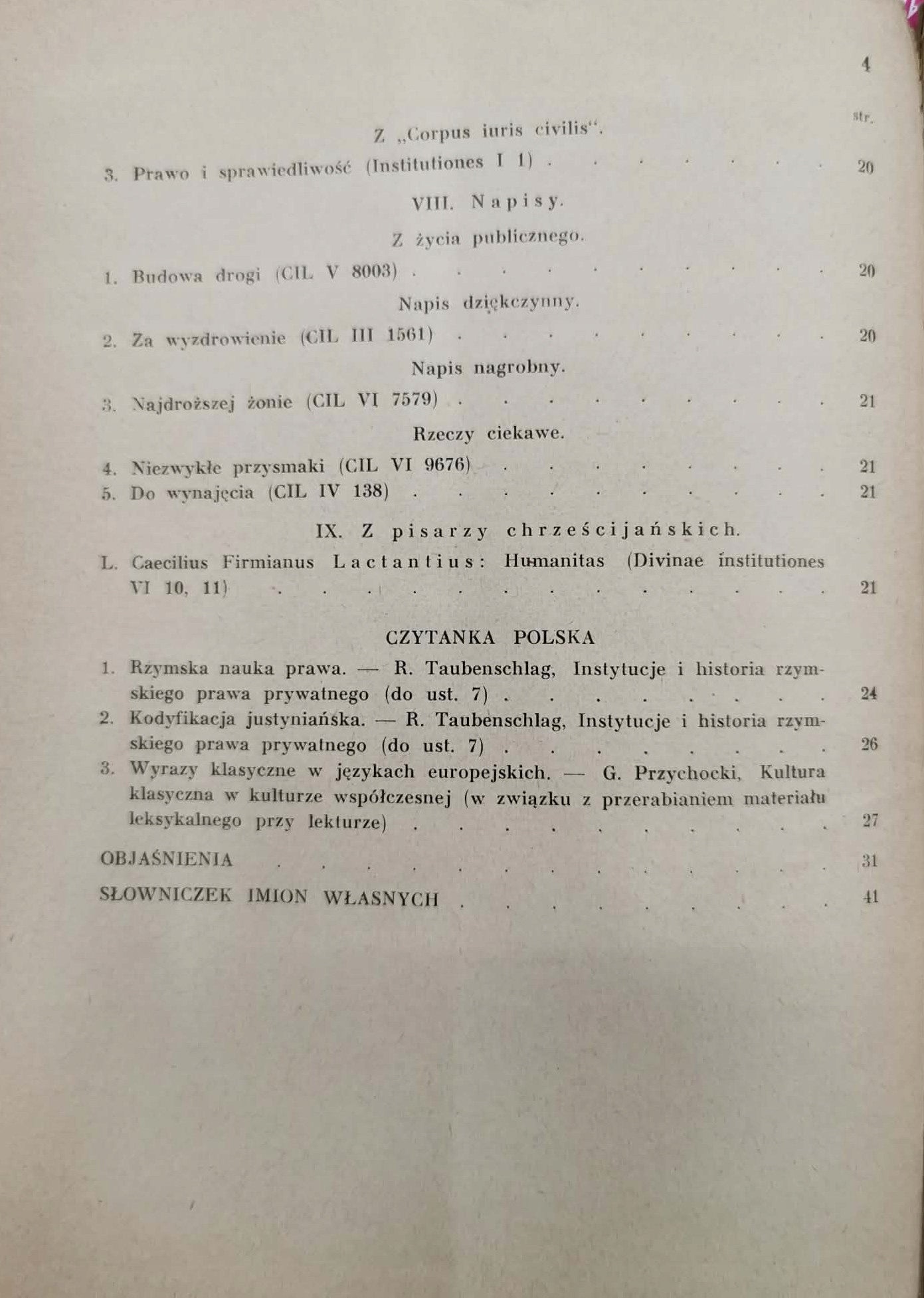 Literae Romanae cz. II, S. Kałuski [1939]