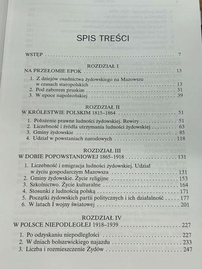Społeczność żydowska Mazowsza w XIX-XX wieku Janusz Szczepański