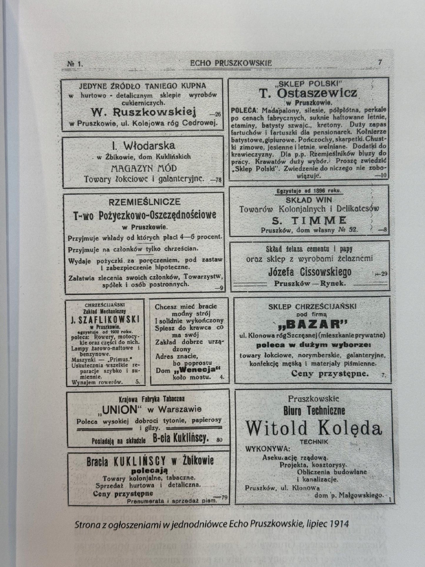 Historia Pruszkowa do roku 1945 Marian Skwara