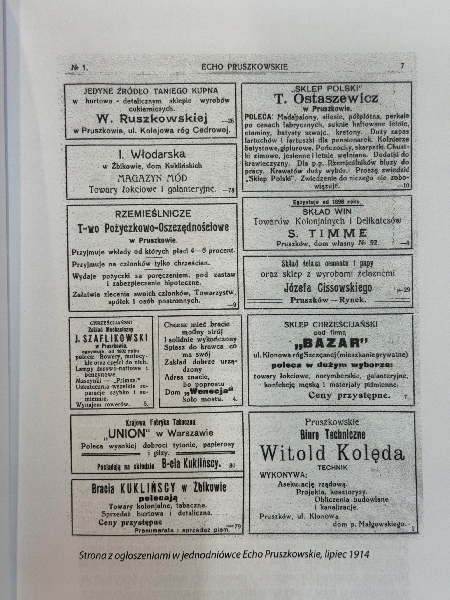Historia Pruszkowa do roku 1945 Marian Skwara