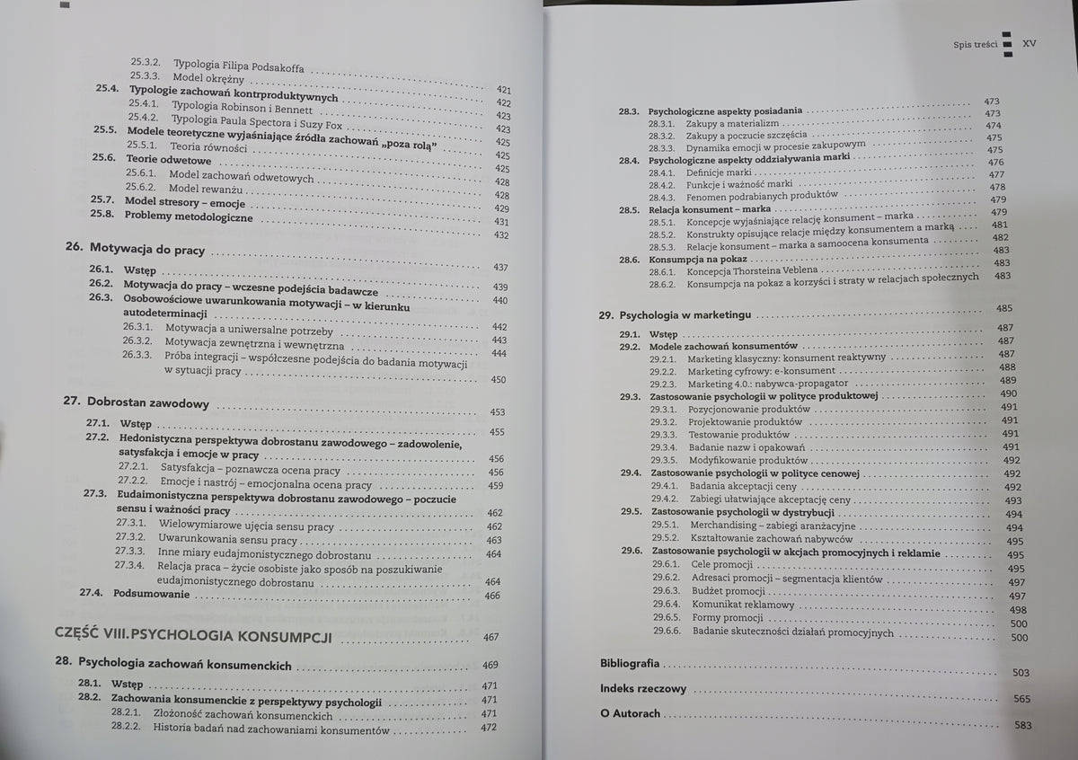 Psychologia biznesu Bohdan Rożnowski, Paweł Fortuna
