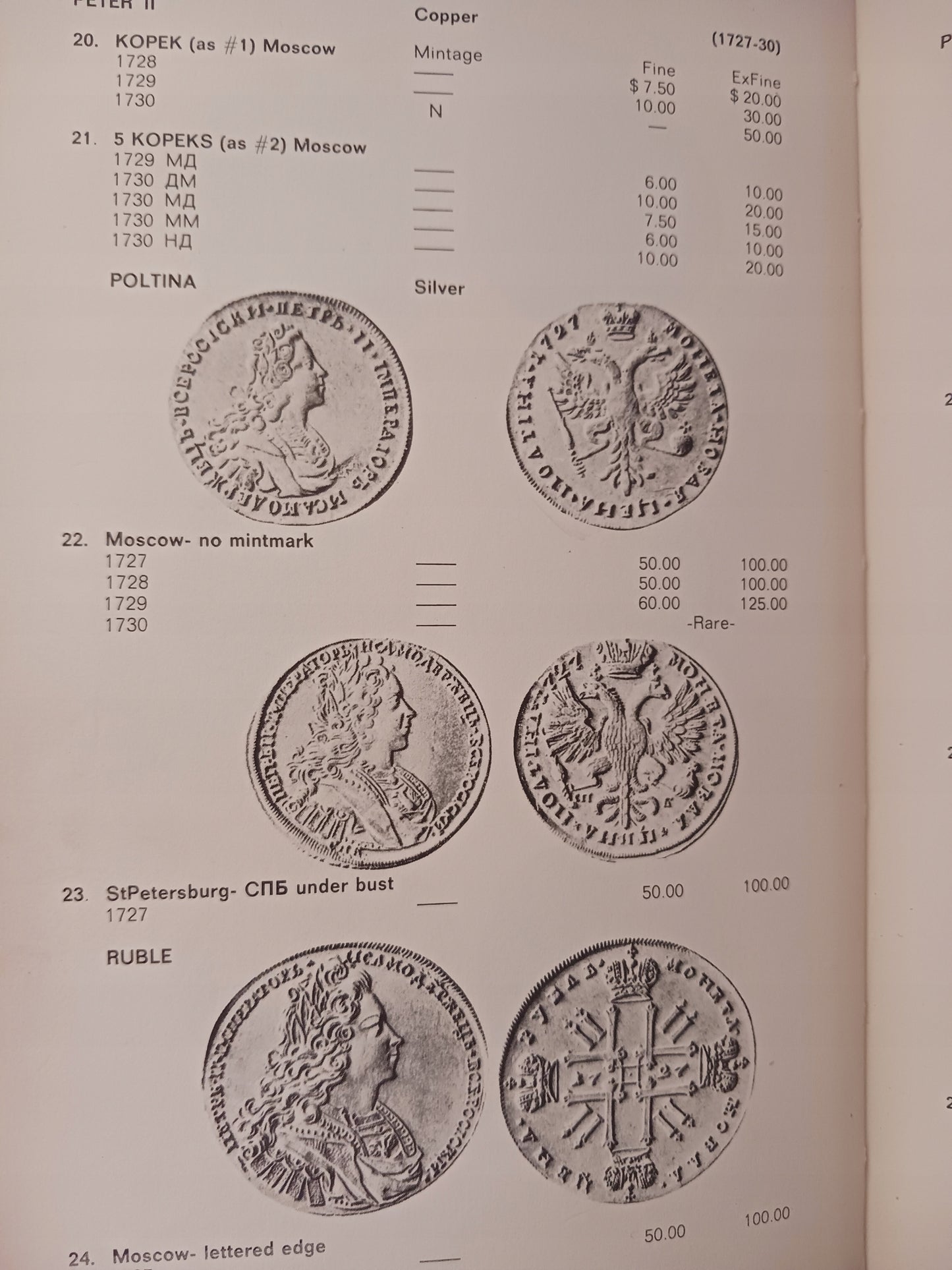 A Guidebook of Russian Coins Robert P. Harris [Numizmatyka rosyjska]