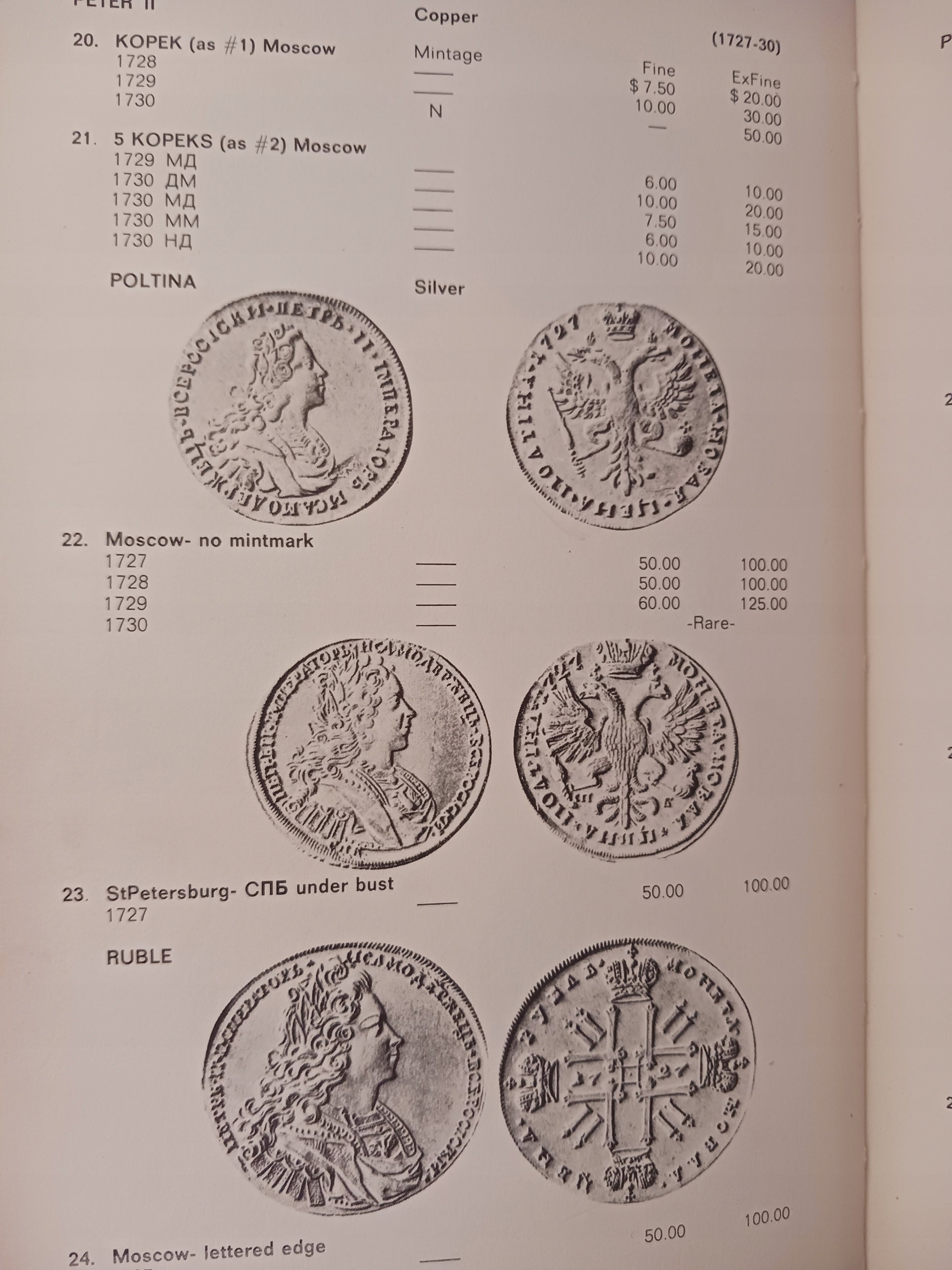 A Guidebook of Russian Coins Robert P. Harris [Numizmatyka rosyjska]