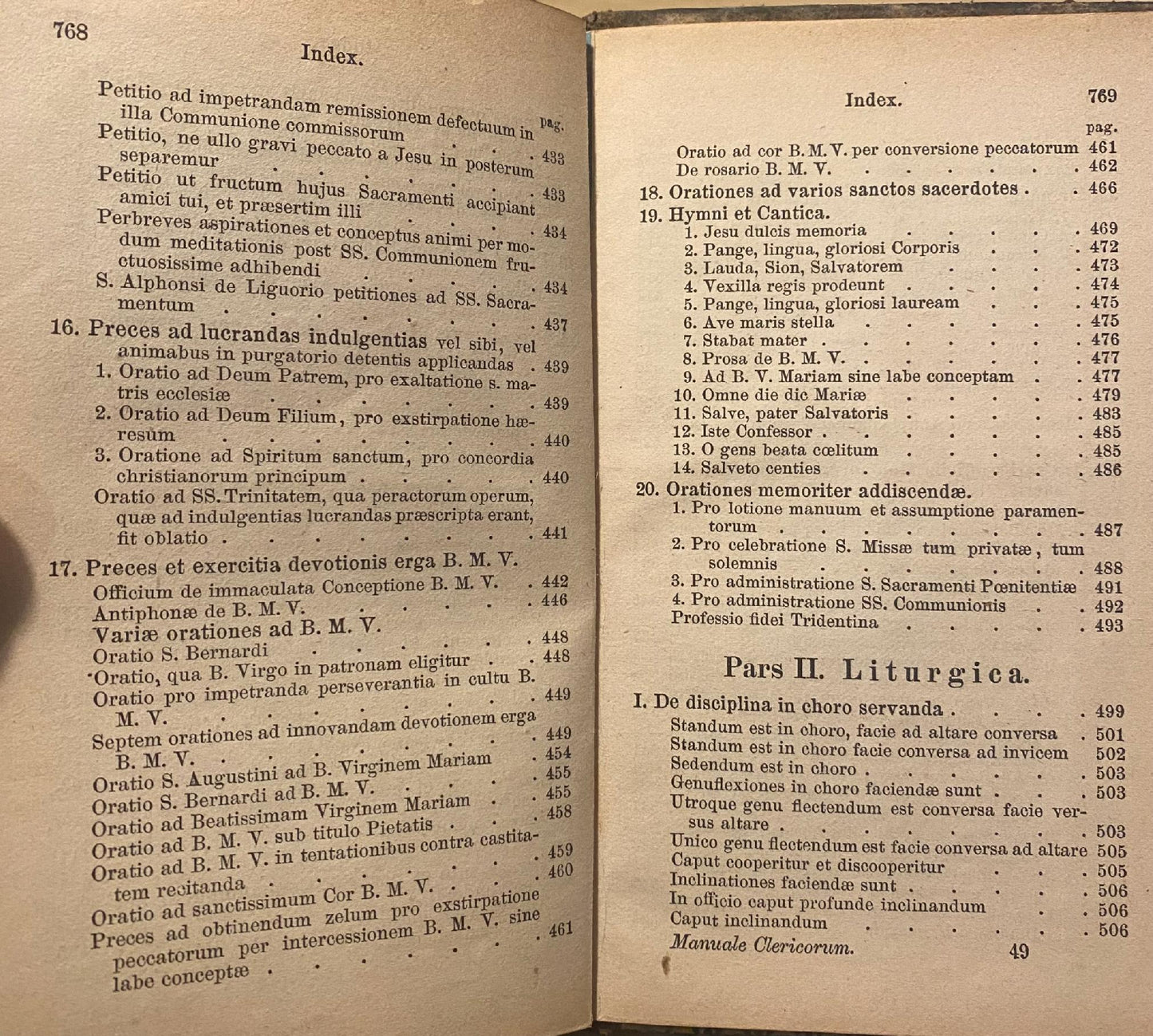 Manuale Clericorum P. Josephus Schneider
