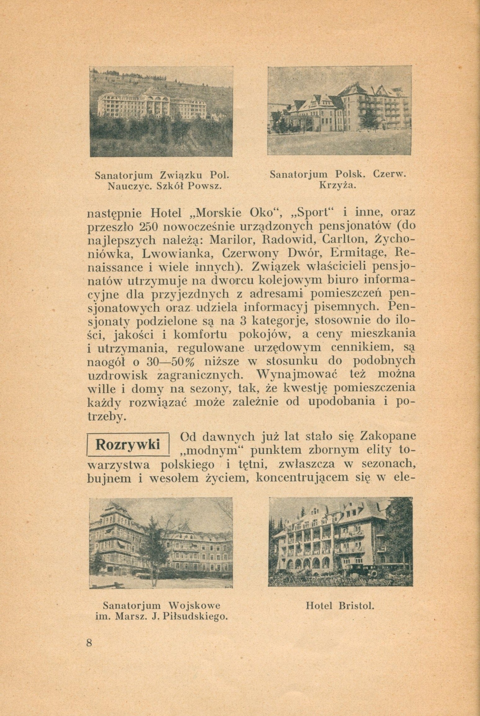 Zakopane [skreślił i ilustrował Tadeusz Zwoliński] [Zakopane 1929]