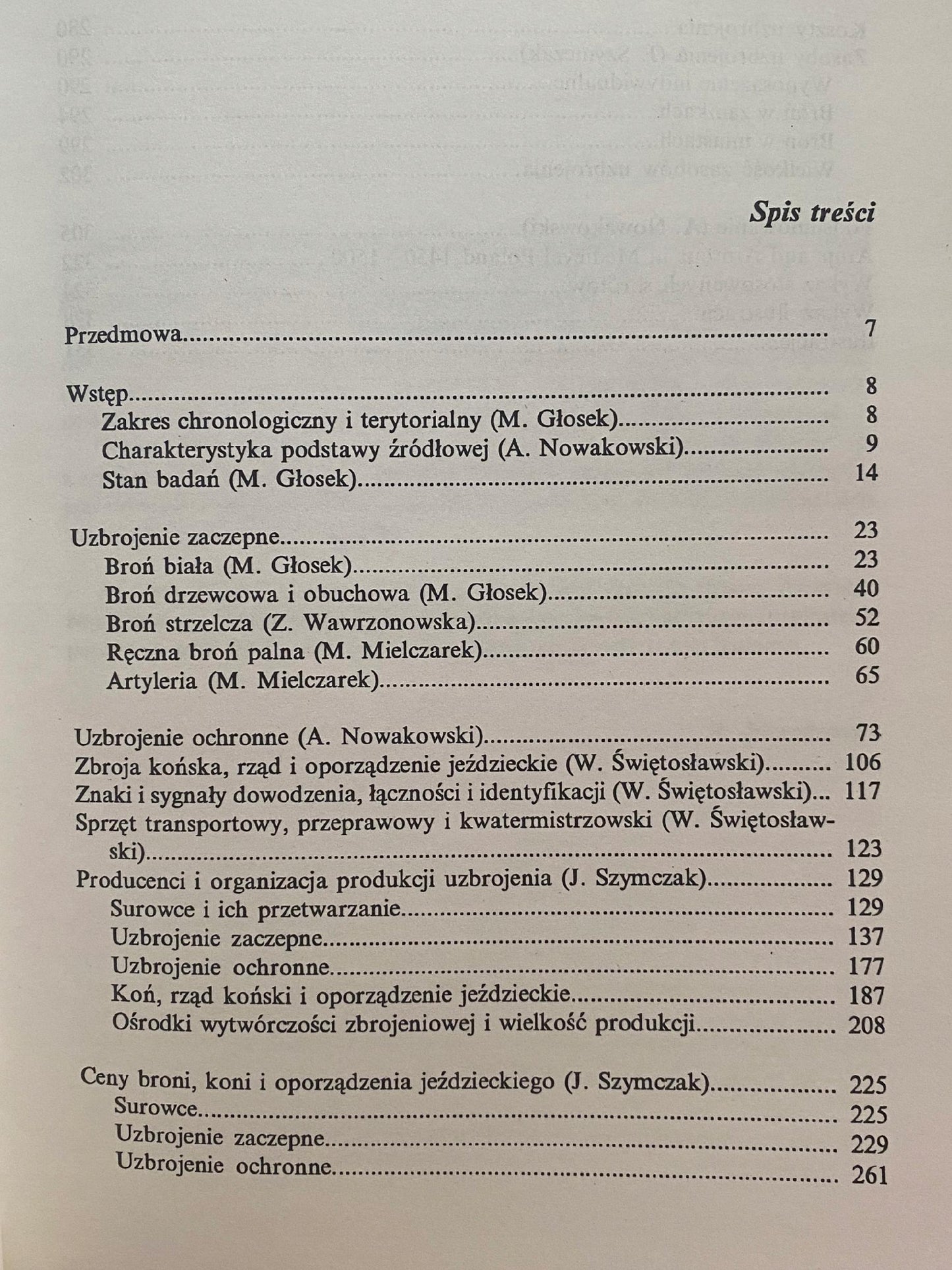 Uzbrojenie w Polsce średniowiecznej 1450-1500 red. Andrzej Nowakowski