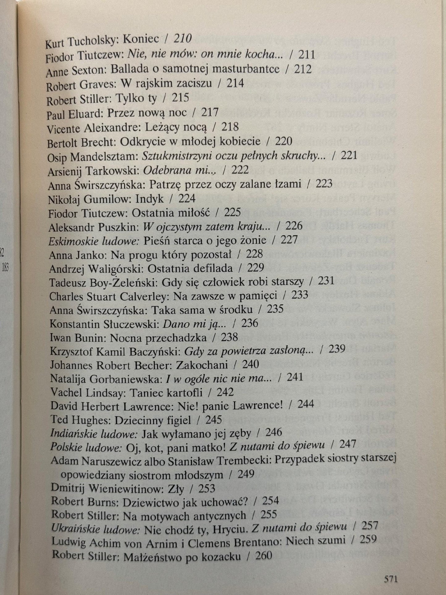 Wiersze o miłości. Antologia kontrowersyjna Robert Stiller