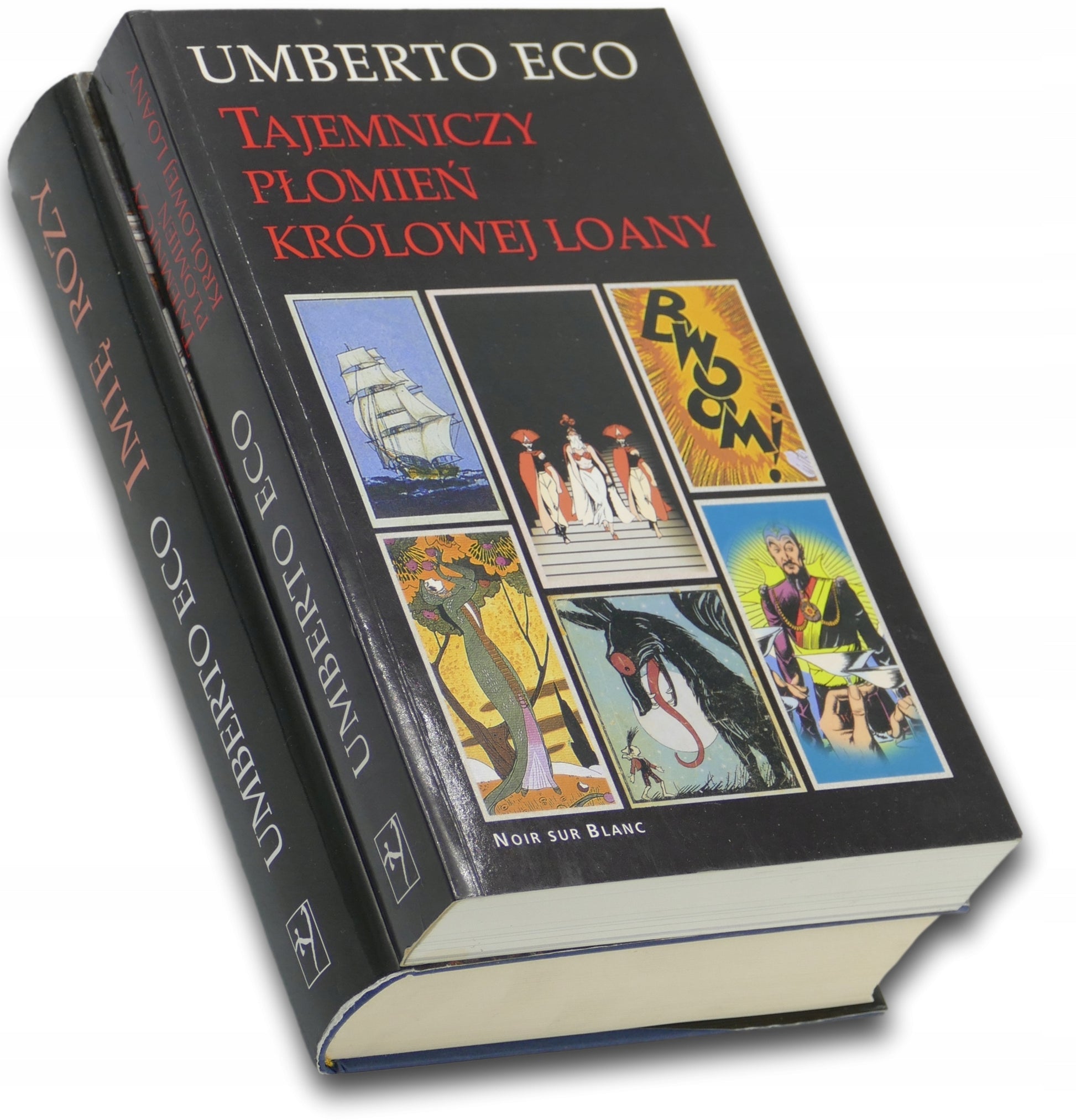 Umberto Eco x2 Imię róży, Tajemniczy płomień królowej Loany