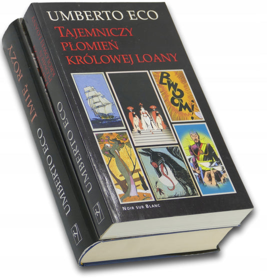 Umberto Eco x2 Imię róży, Tajemniczy płomień królowej Loany