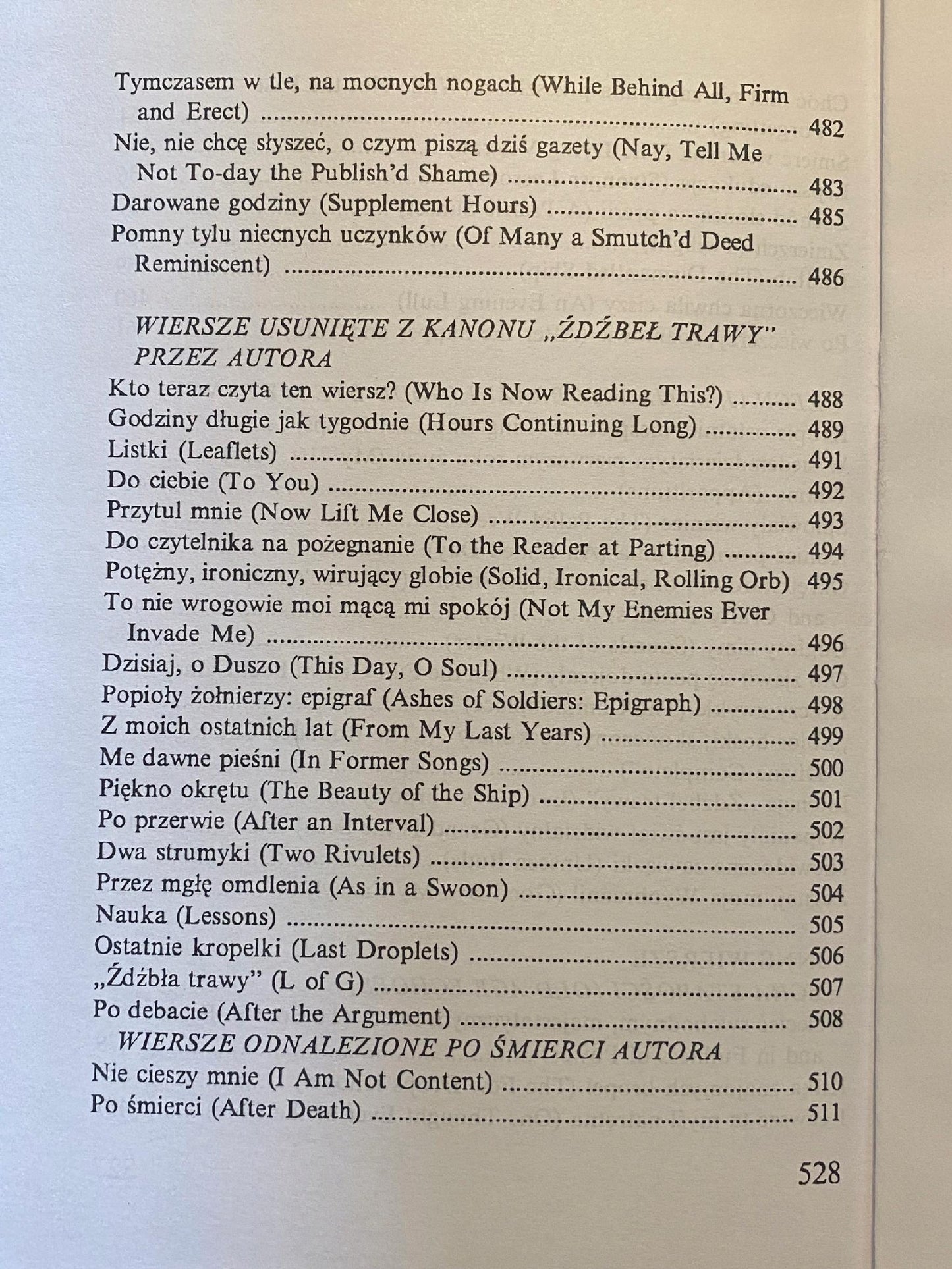 Walt Whitman 256 Wiersze Poematy