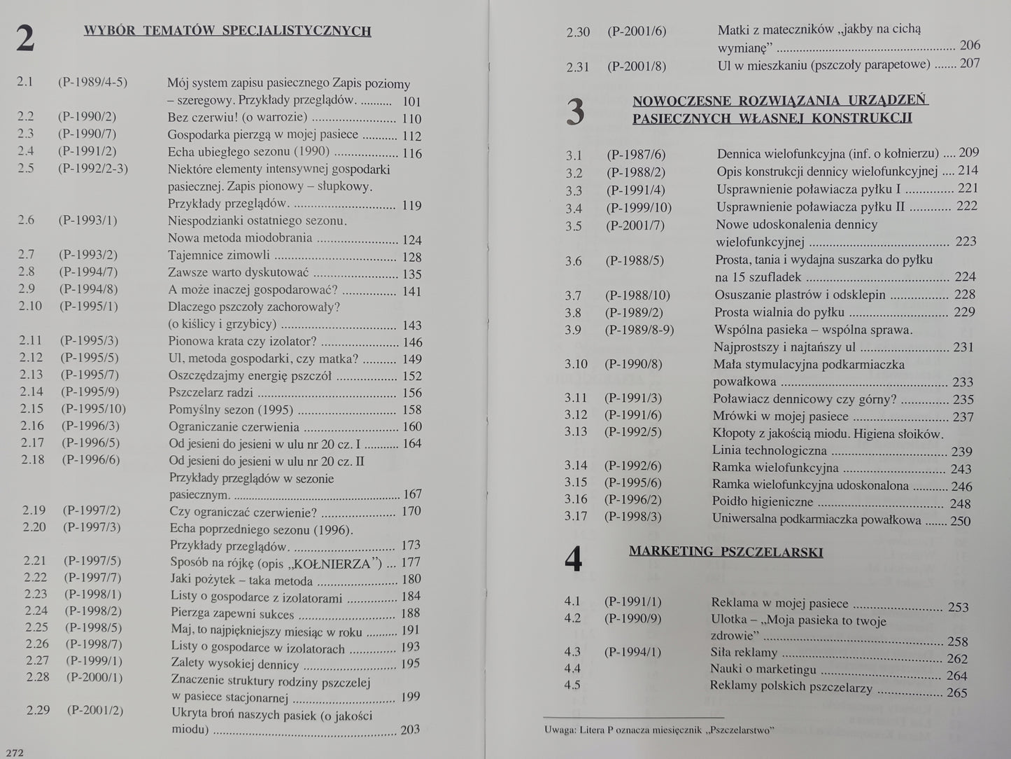 Dziennik pszczelarza praktyka 1977-2002 Janusz Zbigniew Mazurek