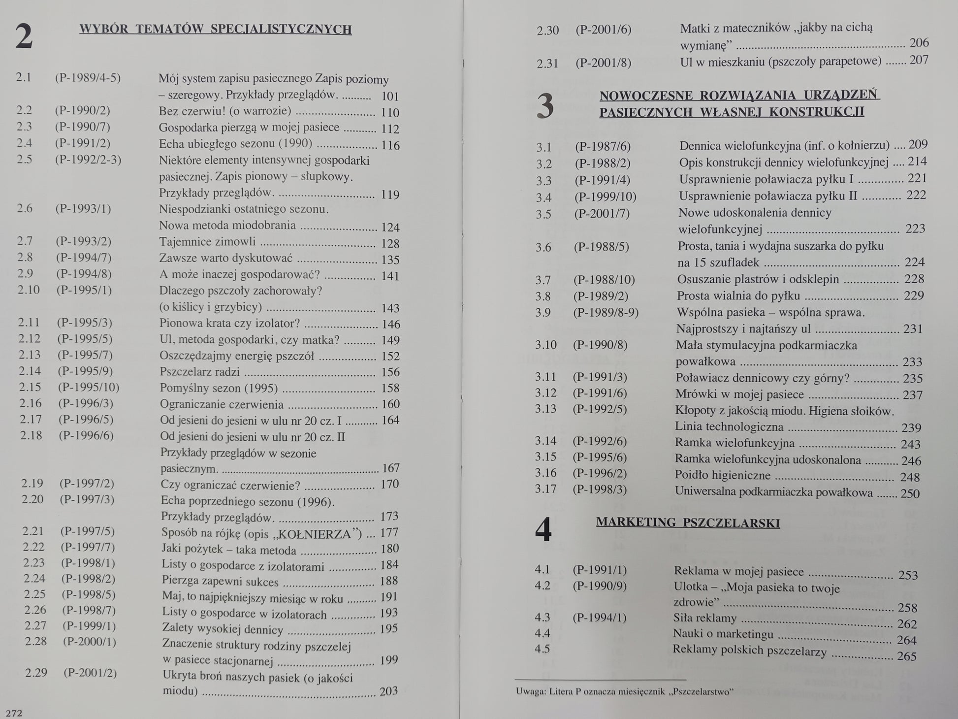 Dziennik pszczelarza praktyka 1977-2002 Janusz Zbigniew Mazurek