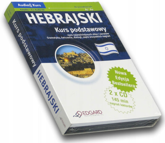 Hebrajski - kurs podstawowy Audio Kurs A1-A2 EDGARD Praca zbiorowa