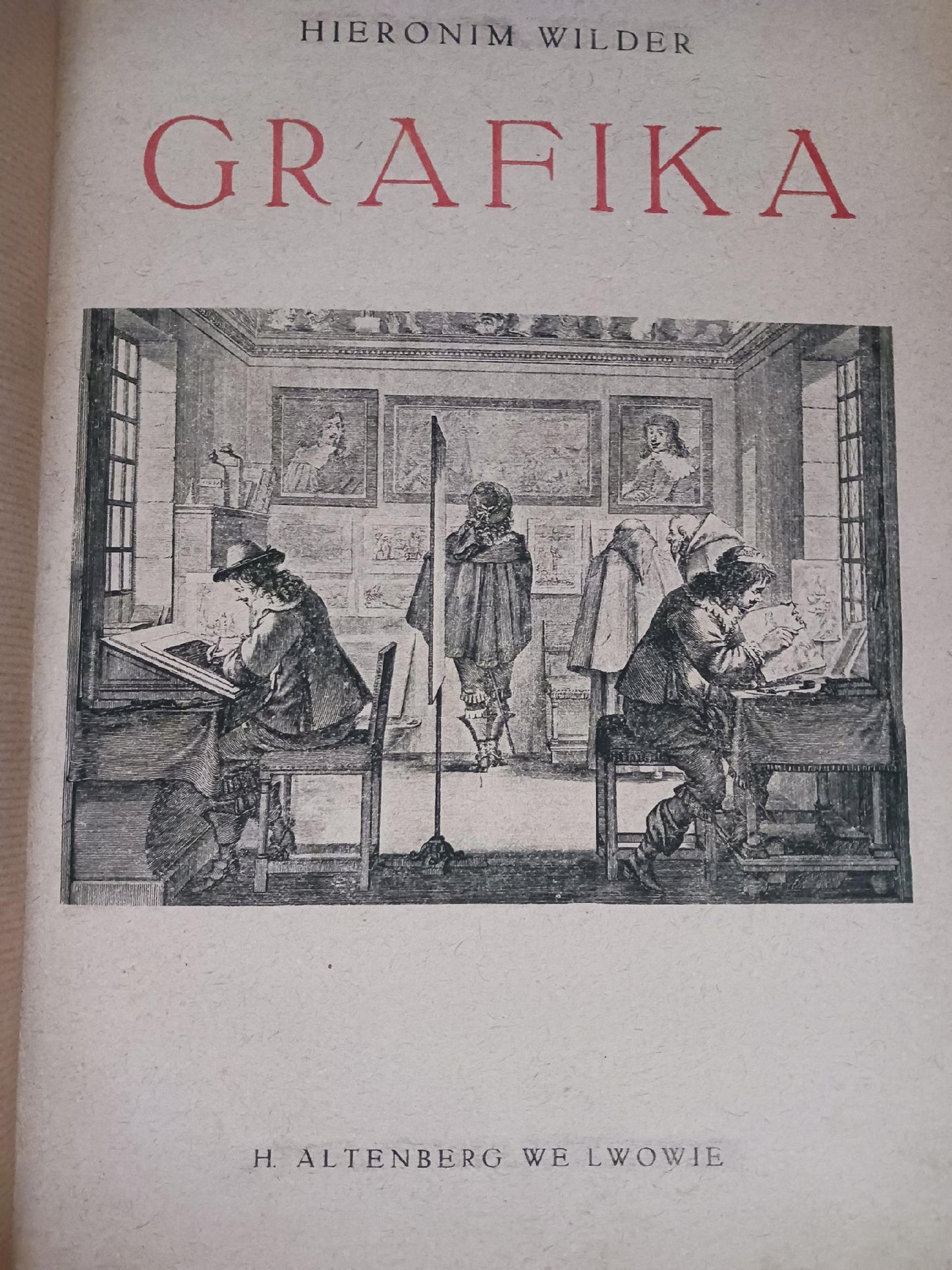 Grafika. Drzeworyt, miedzioryt, litografia Hieronim Wilder [Lwów, 1922 r.]
