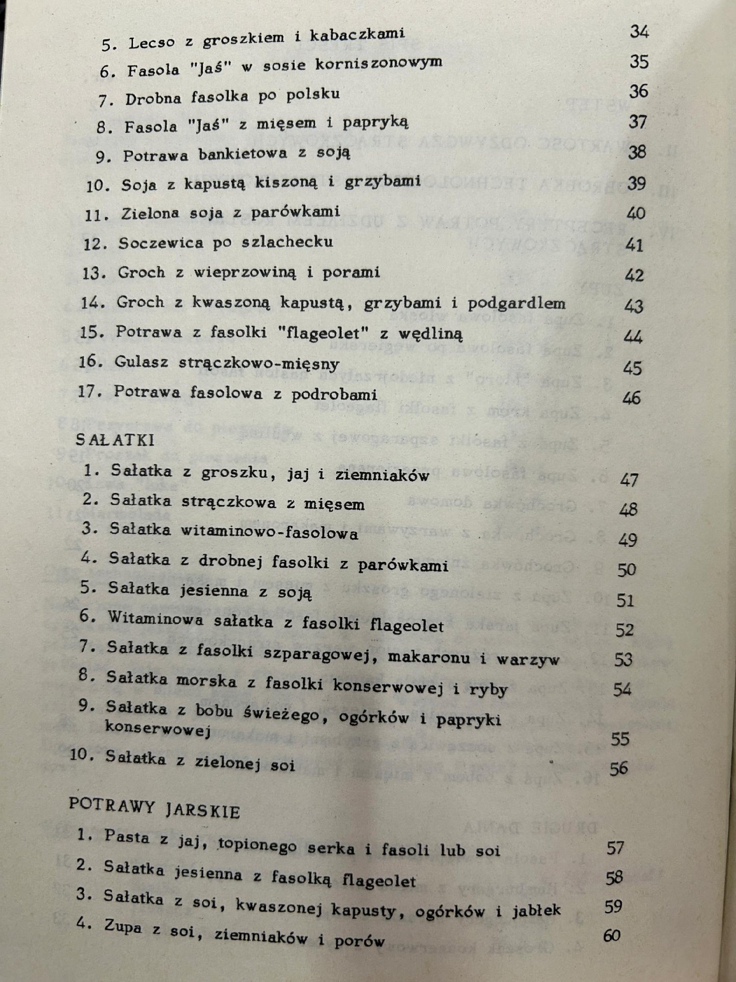 Receptury potraw z udziałem roślin strączkowych dla zakładów żyw. zbior.