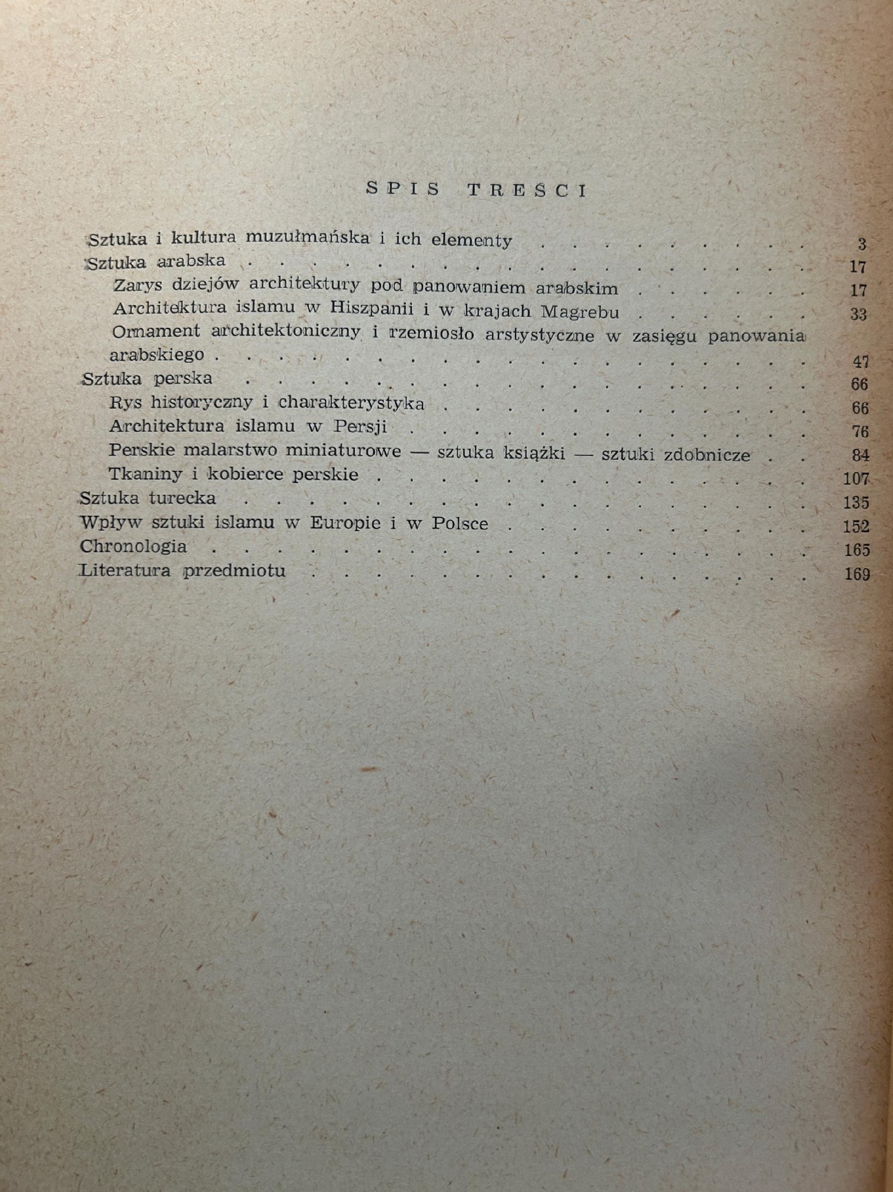 Sztuka islamu - Tadeusz Mańkowski [1959 r.]