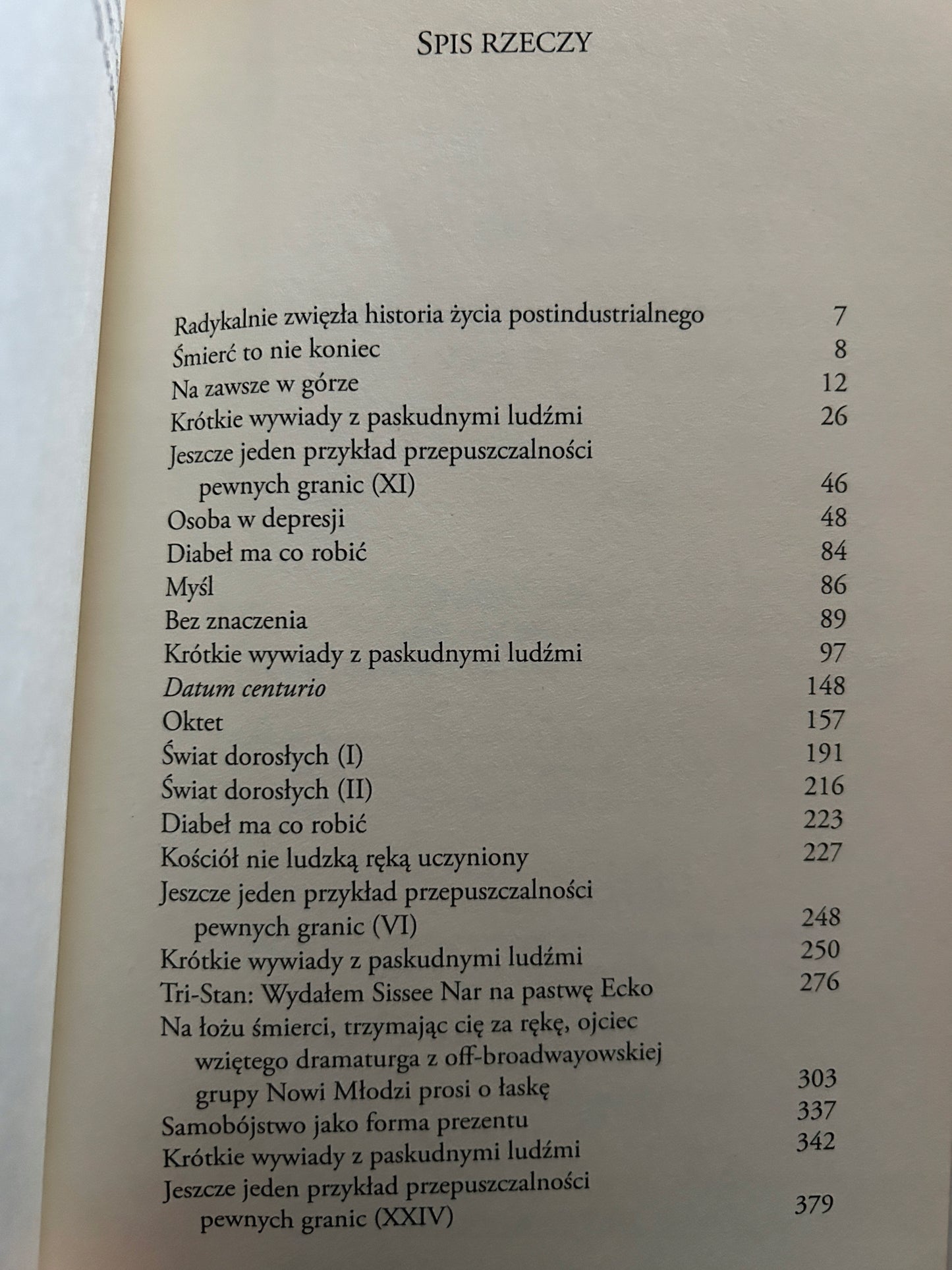 Krótkie wywiady z paskudnymi ludźmi - David Foster Wallace