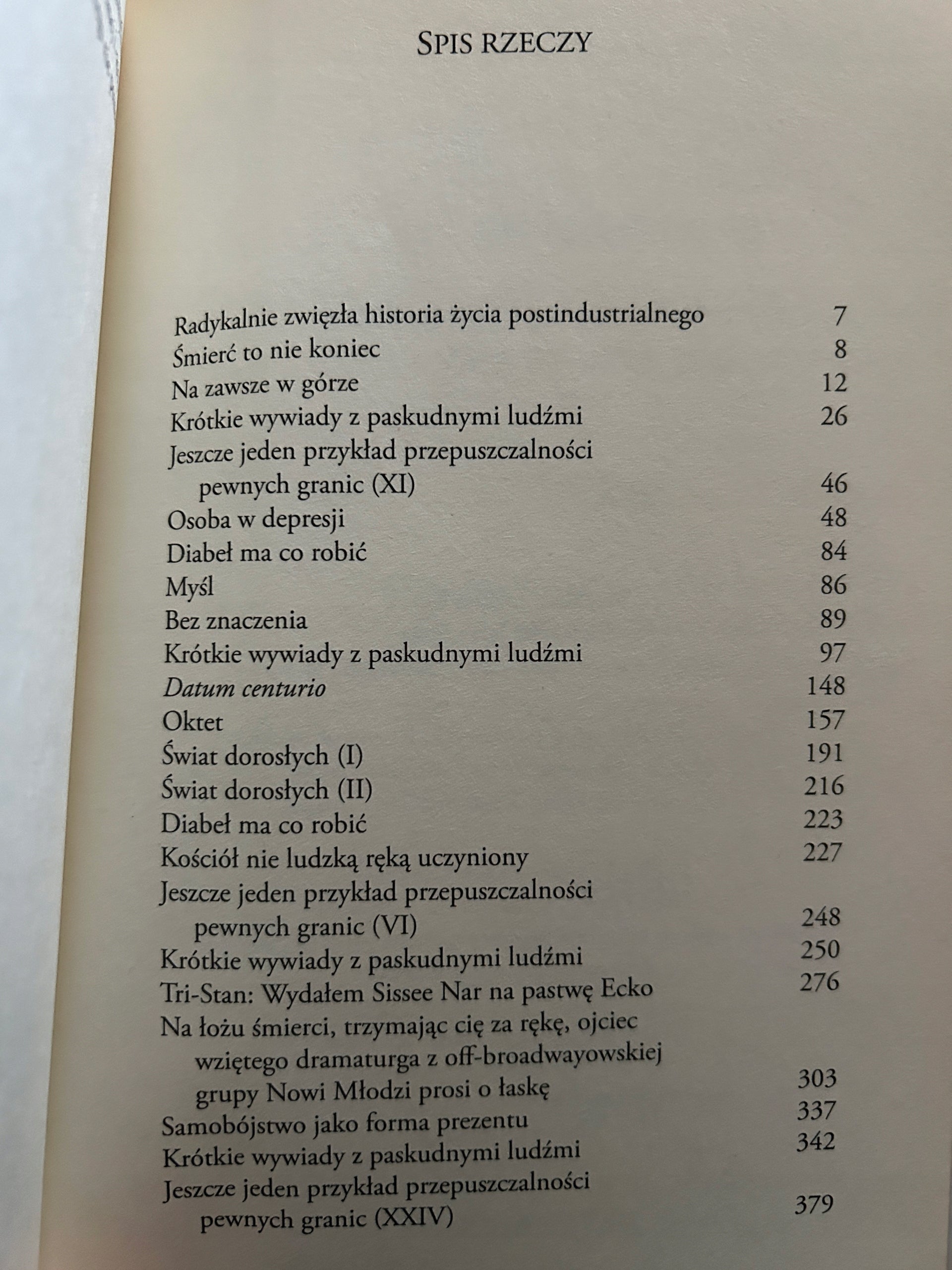 Krótkie wywiady z paskudnymi ludźmi - David Foster Wallace