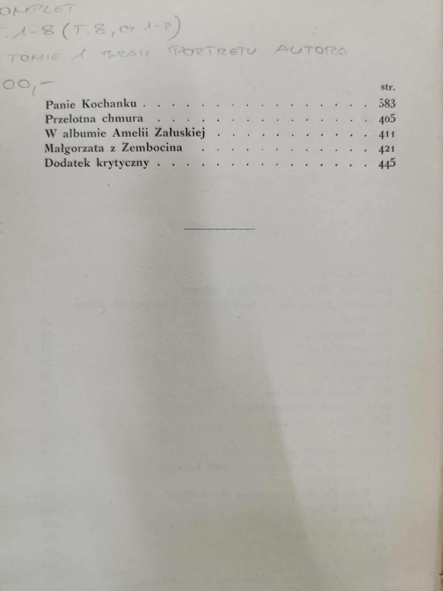 KRASIŃSKI Zygmunt, Pisma. Wydanie jubileuszowe [komplet 8 tomów] [1912]