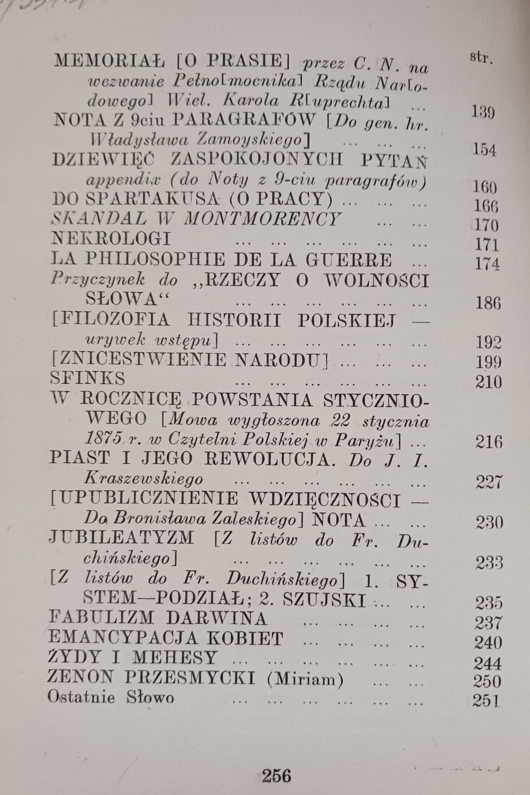 Pisma polityczne i filozoficzne Cyprian Norwid