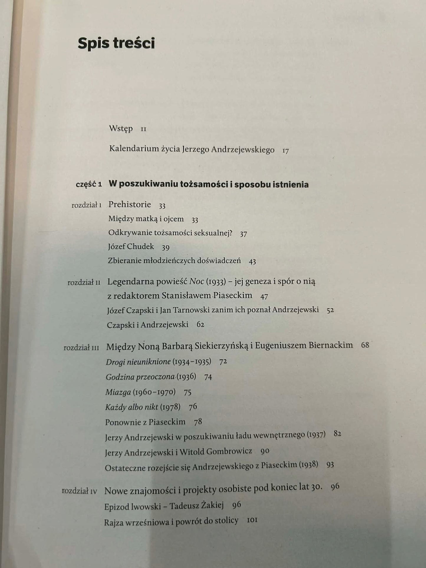 Jerzy Andrzejewski. Przyczynek do biografii prywatnej -A. Smoradzka-Demadre