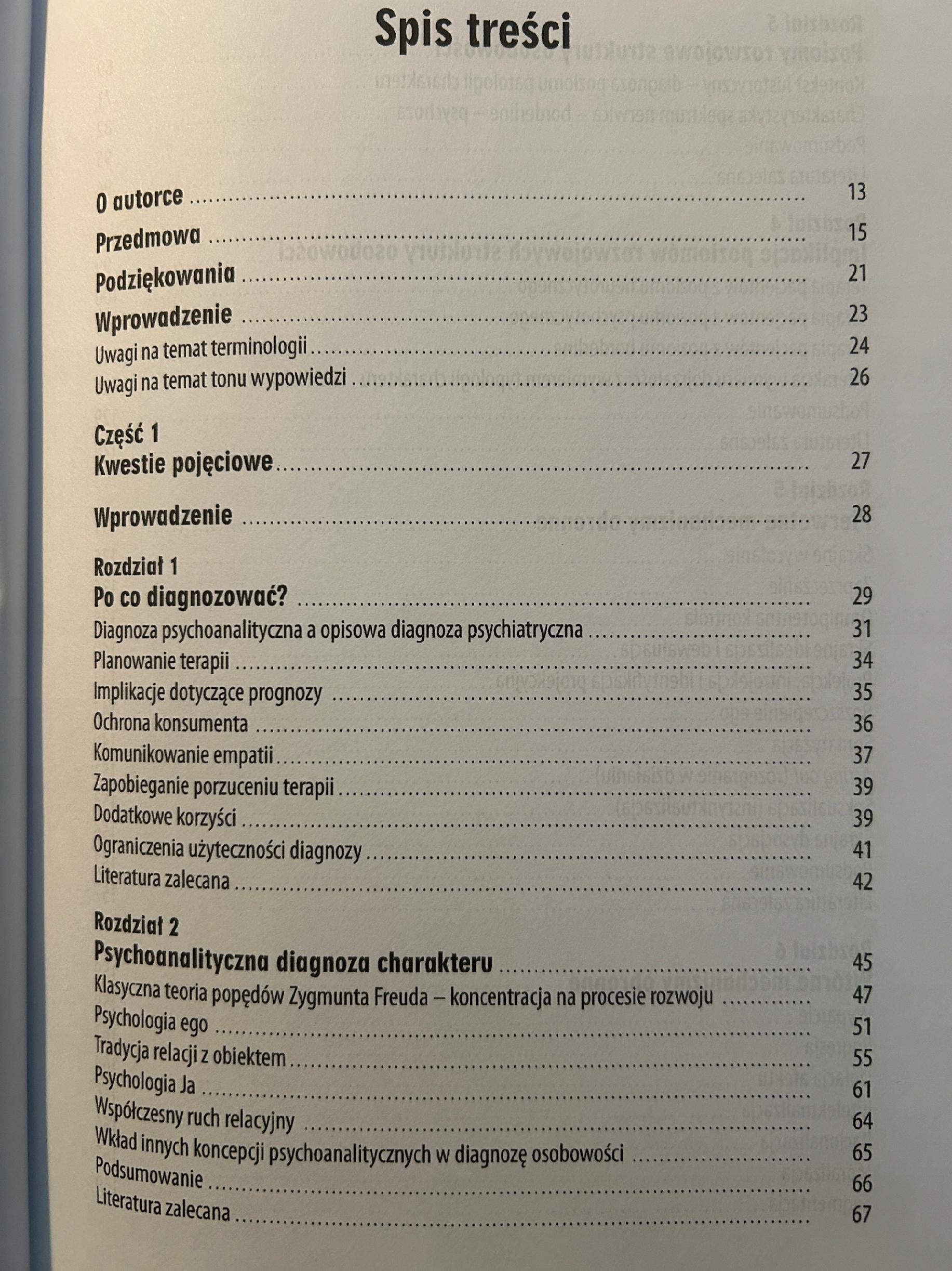 Diagnoza psychoanalityczna - Nancy McWilliams